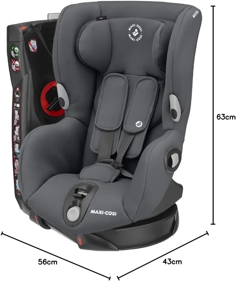 صندلی خودرو کودک چرخان Maxi-Cosi Axiss، تنظیم کننده کمربند، صندلی چرخان، موقعیت های تکیه گاه چندگانه، تنظیم کمربند و تکیه گاه سر، 9 ماه تا 4 سال، گرافیت معتبر صندلی خودرو کودک چرخان Maxi-Cosi Axiss، تنظیم کننده کمربند، صندلی چرخان، موقعیت های تکیه گاه چندگانه، تنظیم کمربند و تکیه گاه سر، 9 ماه تا 4 سال، گرافیت معتبر