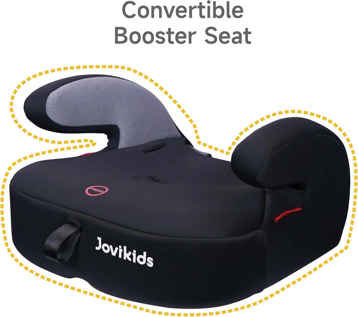 Jovikids Tammy 3in1 Highback Booster Car Seat (Group 1/2/3, 9M-12Y), Convertible to Booster Seat, Forward-Facing Seat w/Adjustable Headrest, 5-point Harness and 3-Point Seat Belt, Baby Travel Carseat Jovikids Tammy 3in1 Highback Booster Car Seat (Group 1/2/3, 9M-12Y), Convertible to Booster Seat, Forward-Facing Seat w/Adjustable Headrest, 5-point Harness and 3-Point Seat Belt, Baby Travel Carseat