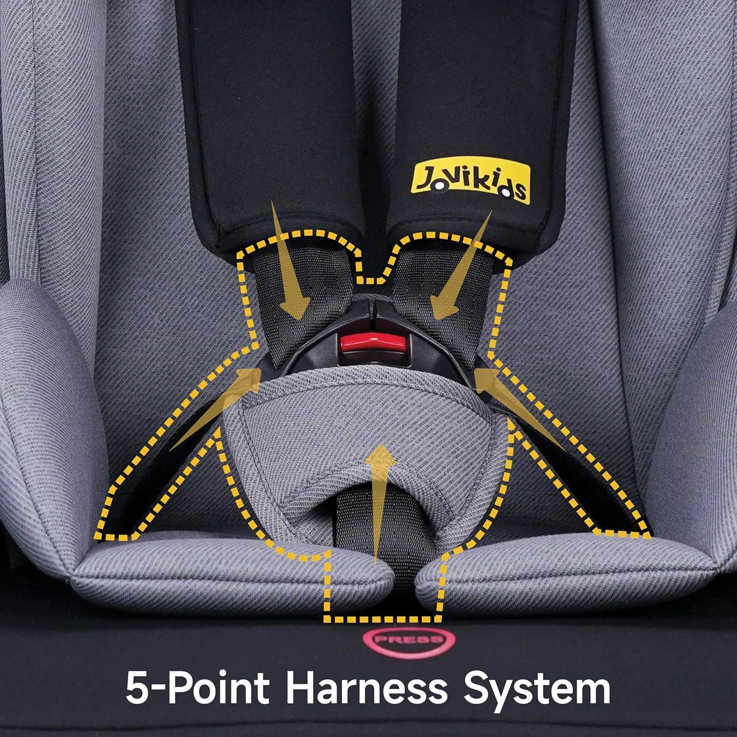 Jovikids Tammy 3in1 Highback Booster Car Seat (Group 1/2/3, 9M-12Y), Convertible to Booster Seat, Forward-Facing Seat w/Adjustable Headrest, 5-point Harness and 3-Point Seat Belt, Baby Travel Carseat Jovikids Tammy 3in1 Highback Booster Car Seat (Group 1/2/3, 9M-12Y), Convertible to Booster Seat, Forward-Facing Seat w/Adjustable Headrest, 5-point Harness and 3-Point Seat Belt, Baby Travel Carseat