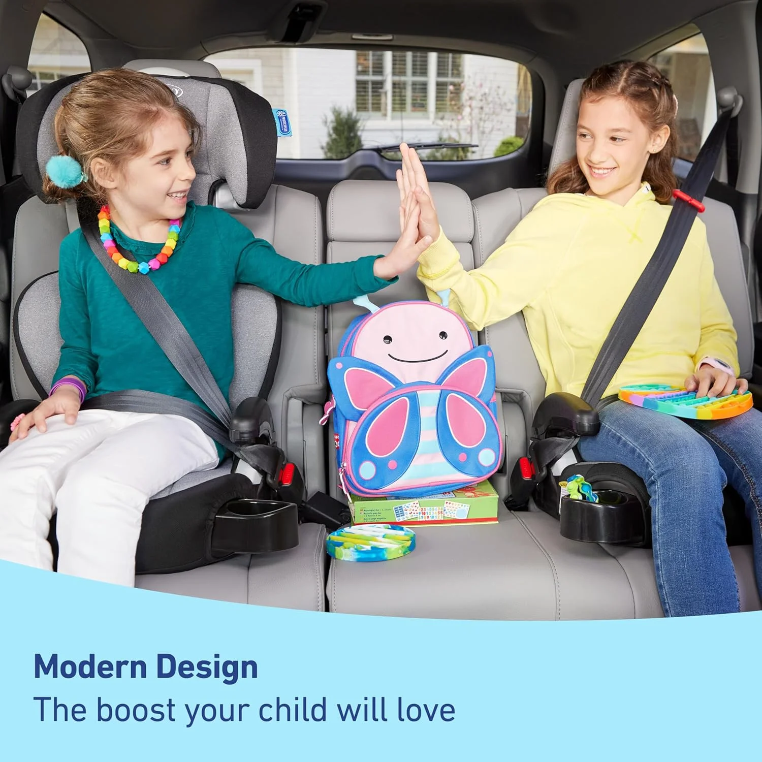 صندلی بوستر پشتی بلند گراکو TurboBooster® 2.0، مدل Lilac Mod صندلی بوستر پشتی بلند گراکو TurboBooster® 2.0، مدل Lilac Mod