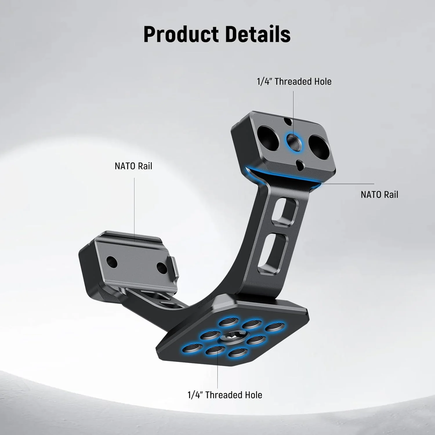 آداپتور اتصال NEEWER برای RS3 Pro و RS4 Pro، صفحه رهاسازی سریع نوع Arca با ریل NATO سازگار با SmallRig Shoulder Rig V Mount Battery DJI RS 3 PRO RS 4 PRO Gimbal Stabilizer، GA030P آداپتور اتصال NEEWER برای RS3 Pro و RS4 Pro، صفحه رهاسازی سریع نوع Arca با ریل NATO سازگار با SmallRig Shoulder Rig V Mount Battery DJI RS 3 PRO RS 4 PRO Gimbal Stabilizer، GA030P