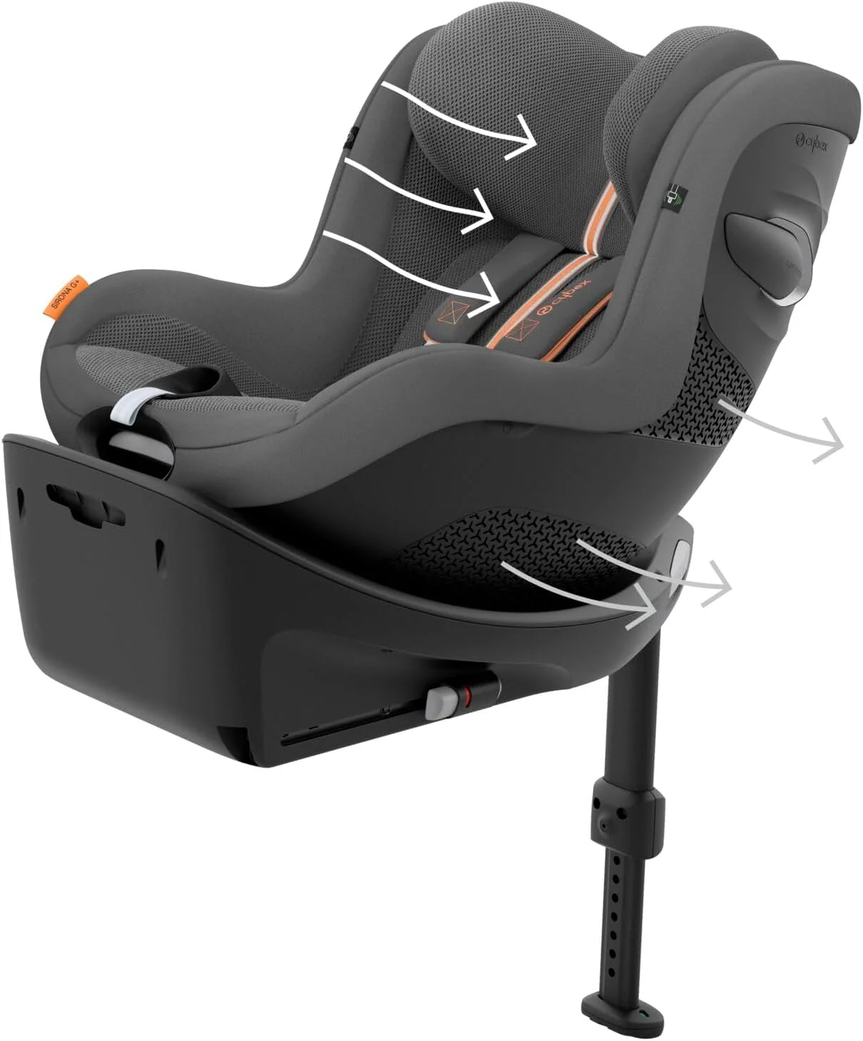 صندلی خودرو کودک سایبکس گلد PU1 Sirona G i-Size Plus، خاکستری آتشفشانی صندلی خودرو کودک سایبکس گلد PU1 Sirona G i-Size Plus، خاکستری آتشفشانی