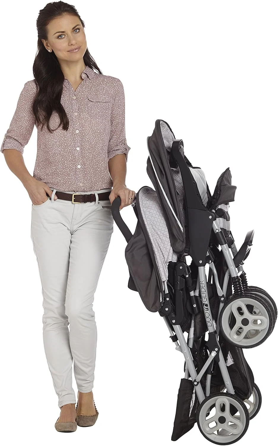 کالسکه دوقلو گراکو DuoGlider | کالسکه دوقلوی سبک وزن با صندلی های پشت سر هم، Glacier کالسکه دوقلو گراکو DuoGlider | کالسکه دوقلوی سبک وزن با صندلی های پشت سر هم، Glacier