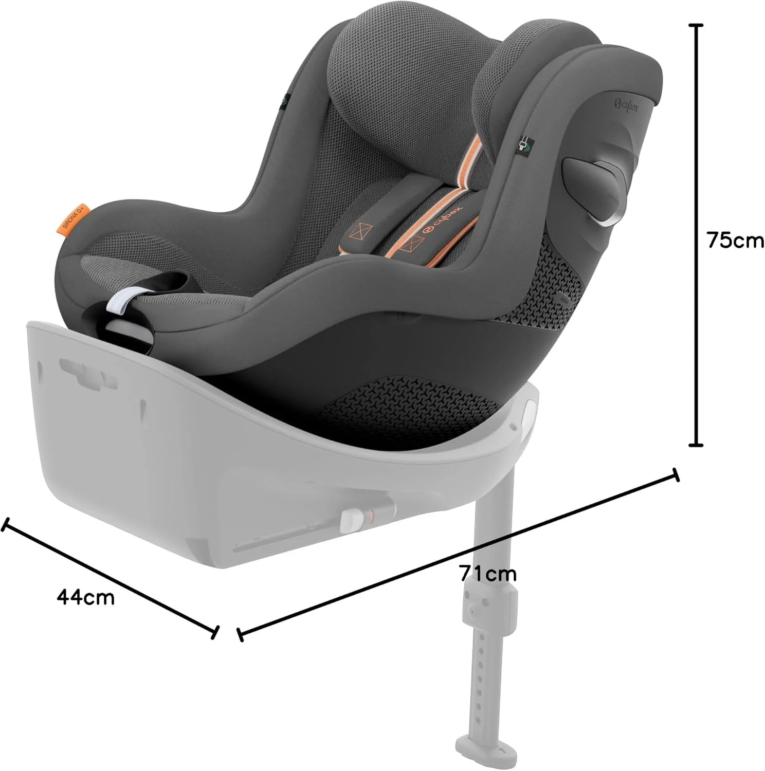 صندلی خودرو کودک سایبکس گلد PU1 Sirona G i-Size Plus، خاکستری آتشفشانی صندلی خودرو کودک سایبکس گلد PU1 Sirona G i-Size Plus، خاکستری آتشفشانی