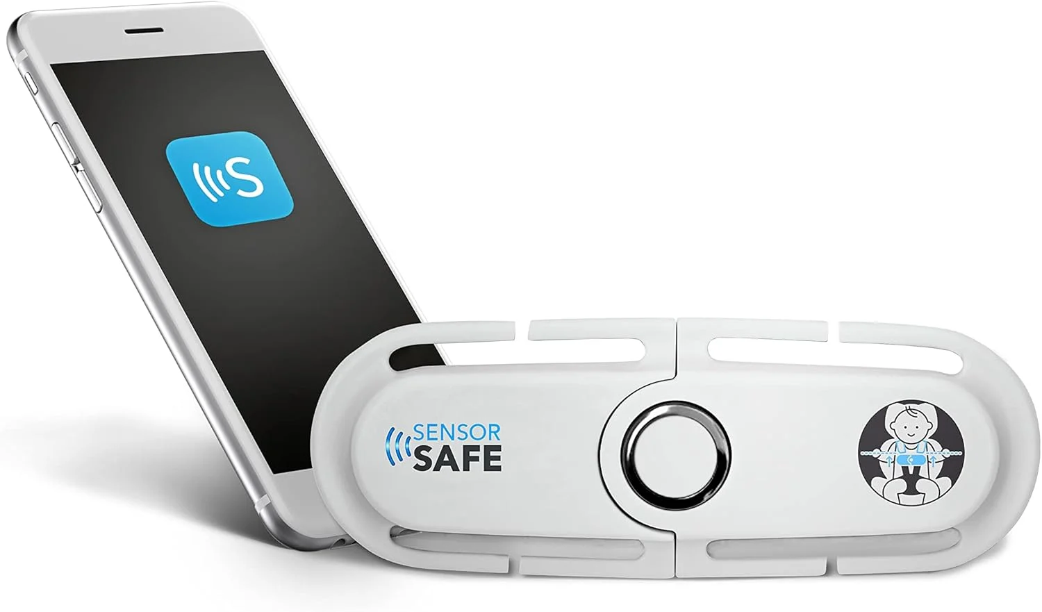 کیت ایمنی 4 در 1 Cybex SensorSafe برای صندلی های ماشین کودک، برای نوزادان، مناسب برای استفاده با تمام صندلی های کودک Cybex، خاکستری