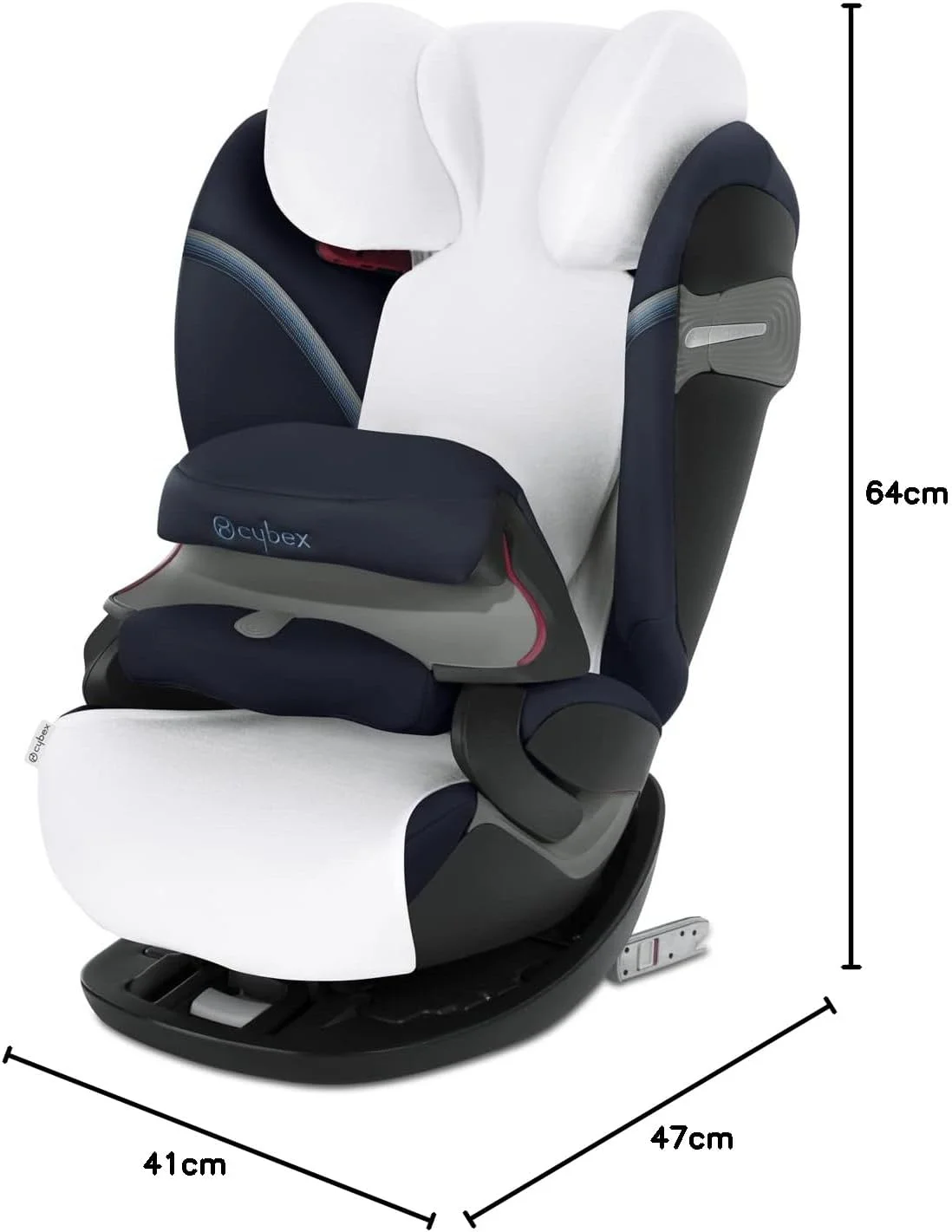 روکش تابستانی صندلی خودرو کودک سایبکس، مناسب برای صندلی های خودرو کودک سایبکس سری Pallas و Solution X، سفید