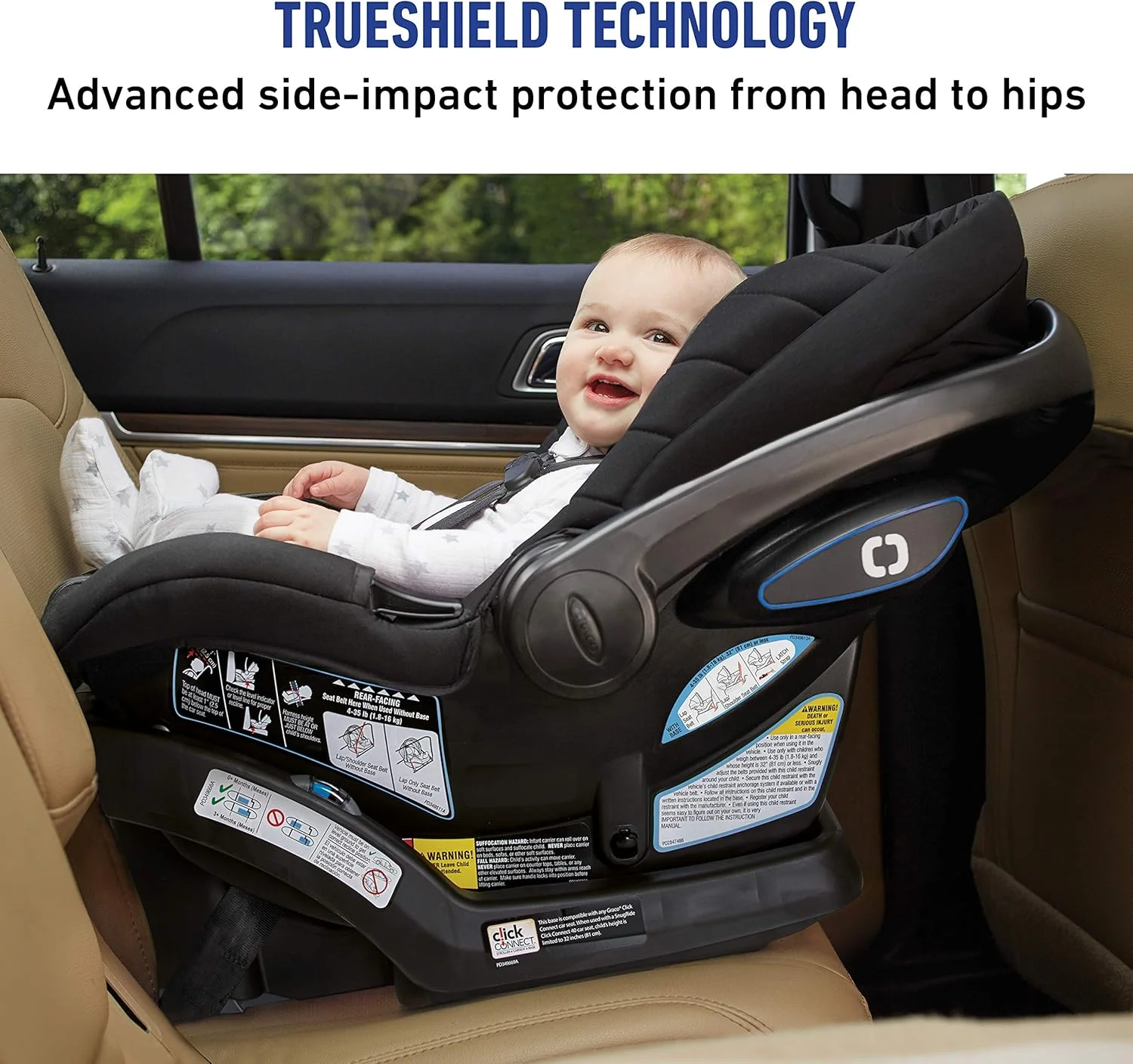 صندلی خودروی کودک گراکو SnugRide SnugLock LX با فناوری TrueShield صندلی خودروی کودک گراکو SnugRide SnugLock LX با فناوری TrueShield