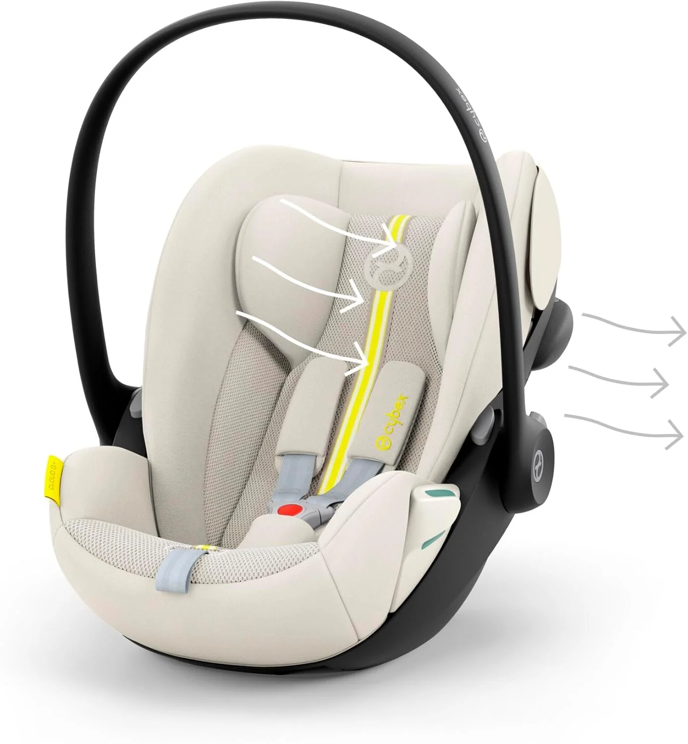 صندلی ماشین کودک سایبکس گلد Cloud G i-Size Plus، رنگ بژ صدف دریایی