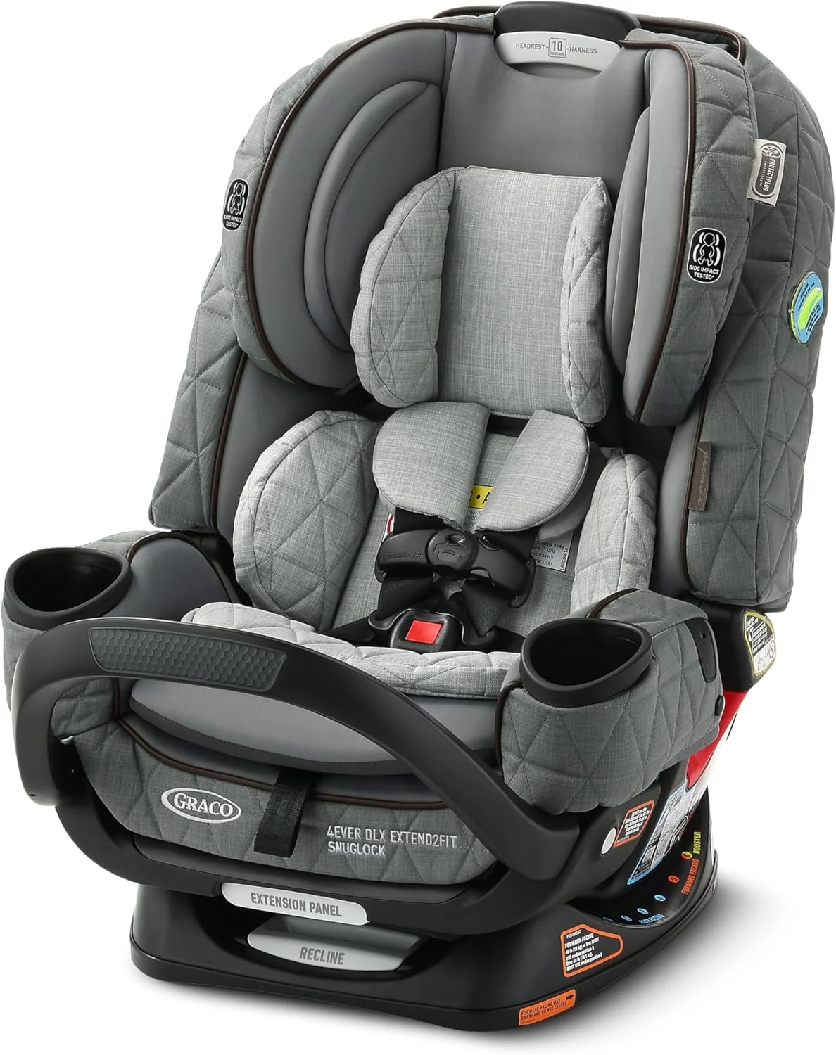 صندلی خودرو 4 در 1 Graco® Premier 4Ever® DLX Extend2Fit® SnugLock® دارای میله ضد برگشت، میدتاون صندلی خودرو 4 در 1 Graco® Premier 4Ever® DLX Extend2Fit® SnugLock® دارای میله ضد برگشت، میدتاون