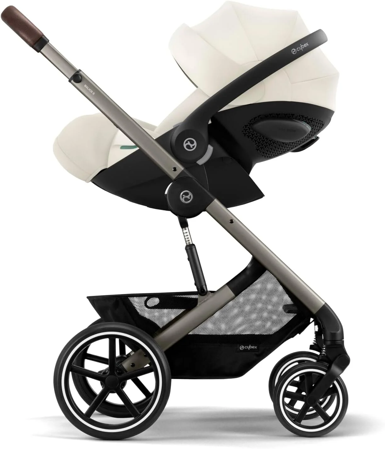 صندلی ماشین کودک سایبکس گلد Cloud G i-Size Plus، رنگ بژ صدف دریایی