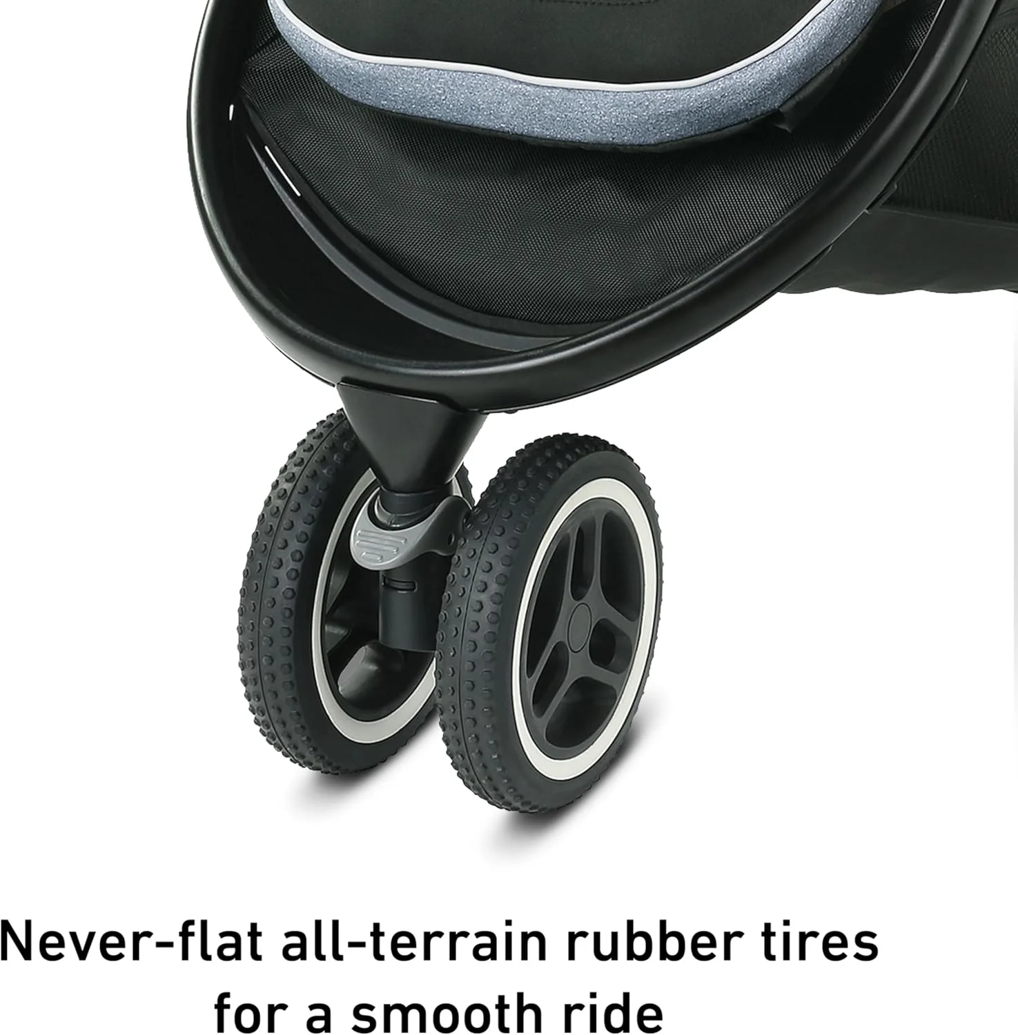 ست مسافرتی گراکو Modes 3 Lite Platinum با صندلی قابل تنظیم و برگشت پذیر، تاشو با یک دست، فریم سبک وزن و صندلی ماشین کودک SnugRide SnugLock 35 DLX، Wit