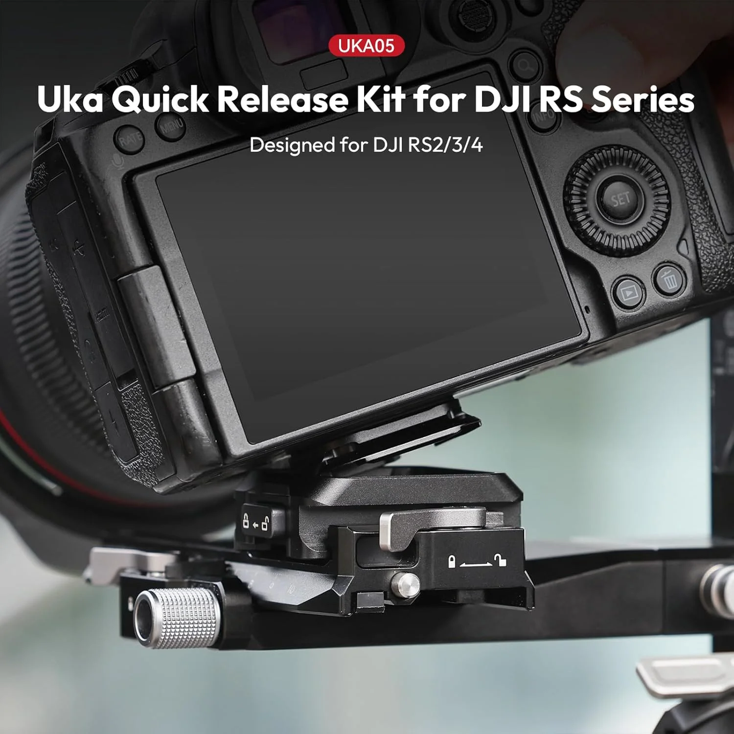 ULANZI Uka Camera Quick Release Plate and Base Kit C007, Camera Tripod Plate, Uka Stabilizer Quick-Release Kit, Effortless Setup & Secure Mount for DJI RS2/3/4 & Arca-Swiss ULANZI Uka Camera Quick Release Plate and Base Kit C007, Camera Tripod Plate, Uka Stabilizer Quick-Release Kit, Effortless Setup & Secure Mount for DJI RS2/3/4 & Arca-Swiss