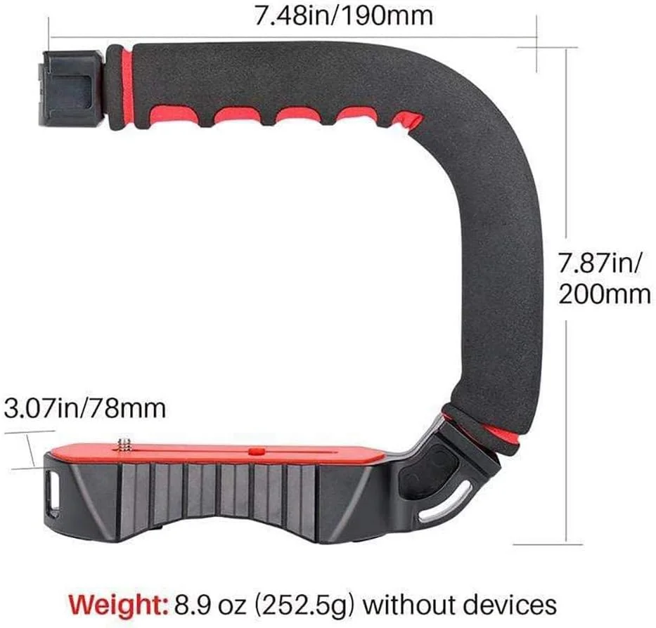 ULANZI U-GRIP PRO U SHAPE BRACKET HANDHELD STABILIZER GRIP FOR DSLR SLR Camera ULANZI U-GRIP PRO U SHAPE BRACKET HANDHELD STABILIZER GRIP FOR DSLR SLR Camera