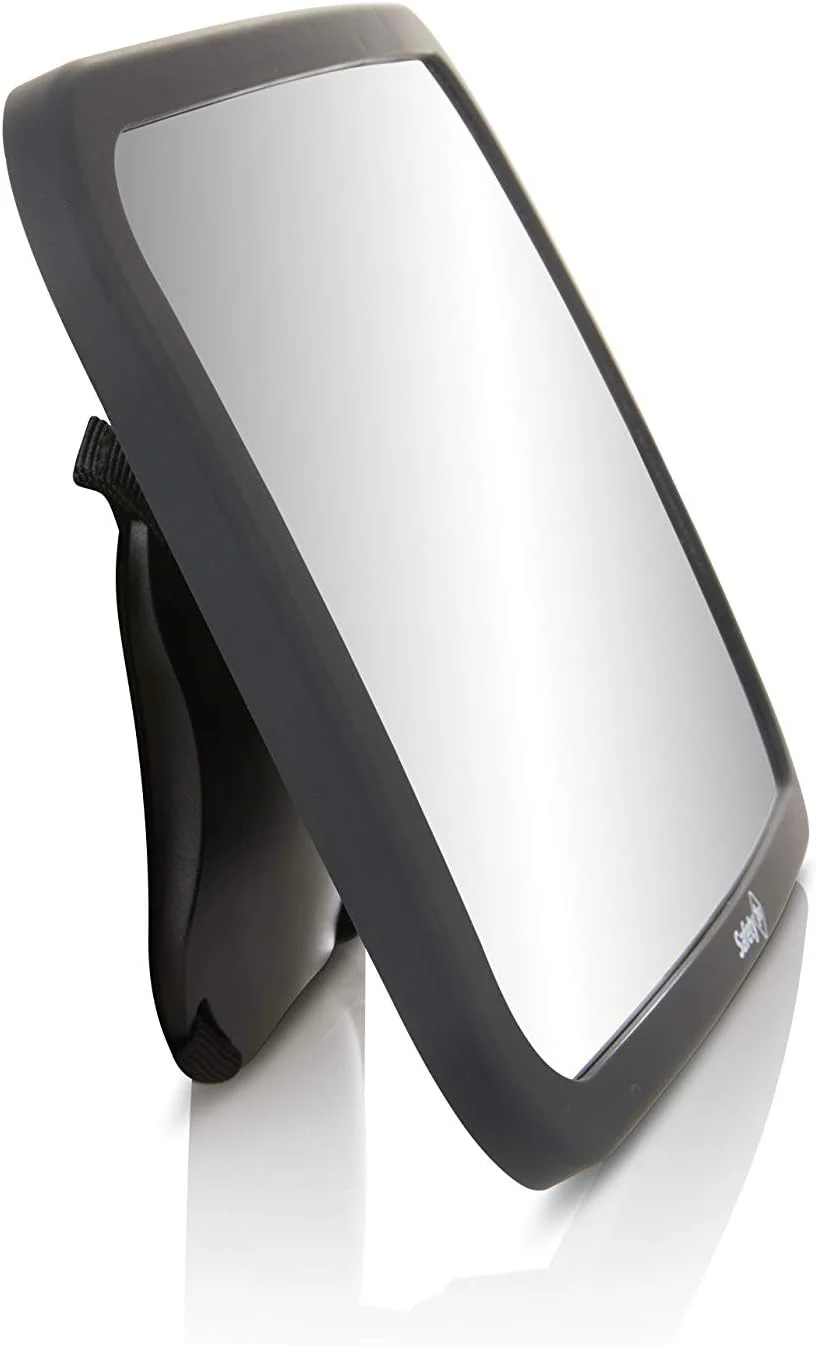 آینه پشت صندلی خودرو کودک Safety 1st برای دیدن نوزاد در صندلی عقب، شیشه محدب نشکن و عریض، مشکی آینه پشت صندلی خودرو کودک Safety 1st برای دیدن نوزاد در صندلی عقب، شیشه محدب نشکن و عریض، مشکی