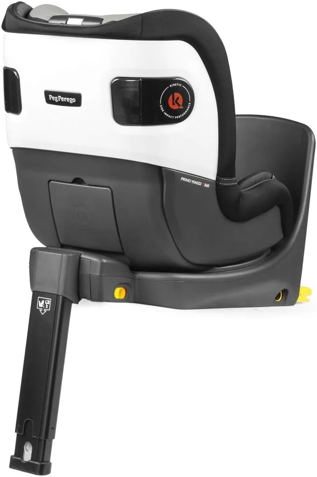 صندلی ماشین چرخشی 360 درجه Peg Perego Primo Viaggio به همراه پایه i-Size، رو به عقب و رو به جلو از بدو تولد تا 4 سالگی (0-18 کیلوگرم)، چرخش 360 درجه برای دسترسی آسان، تکیه گاه قابل تنظیم - Lunar، متوسط صندلی ماشین چرخشی 360 درجه Peg Perego Primo Viaggio به همراه پایه i-Size، رو به عقب و رو به جلو از بدو تولد تا 4 سالگی (0-18 کیلوگرم)، چرخش 360 درجه برای دسترسی آسان، تکیه گاه قابل تنظیم - Lunar، متوسط