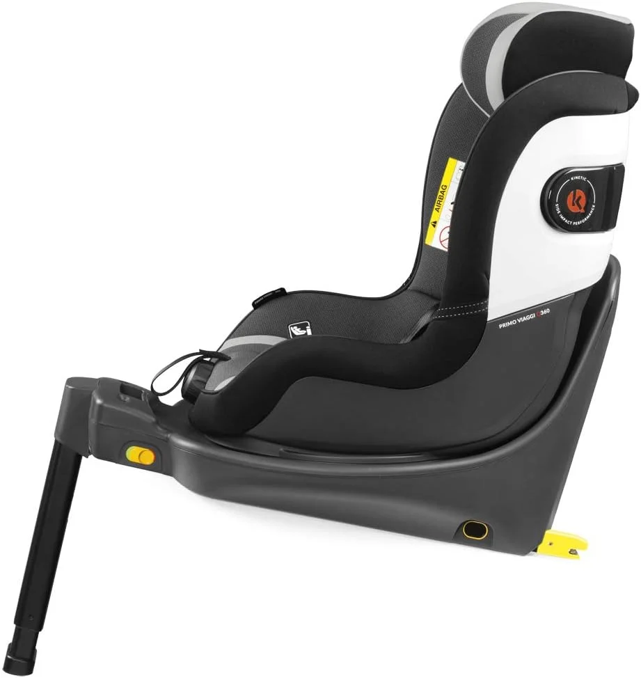 صندلی ماشین چرخشی 360 درجه Peg Perego Primo Viaggio به همراه پایه i-Size، رو به عقب و رو به جلو از بدو تولد تا 4 سالگی (0-18 کیلوگرم)، چرخش 360 درجه برای دسترسی آسان، تکیه گاه قابل تنظیم - Lunar، متوسط صندلی ماشین چرخشی 360 درجه Peg Perego Primo Viaggio به همراه پایه i-Size، رو به عقب و رو به جلو از بدو تولد تا 4 سالگی (0-18 کیلوگرم)، چرخش 360 درجه برای دسترسی آسان، تکیه گاه قابل تنظیم - Lunar، متوسط