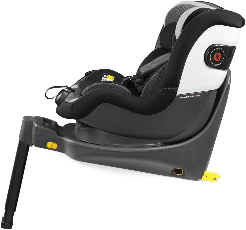 صندلی ماشین چرخشی 360 درجه Peg Perego Primo Viaggio به همراه پایه i-Size، رو به عقب و رو به جلو از بدو تولد تا 4 سالگی (0-18 کیلوگرم)، چرخش 360 درجه برای دسترسی آسان، تکیه گاه قابل تنظیم - Lunar، متوسط صندلی ماشین چرخشی 360 درجه Peg Perego Primo Viaggio به همراه پایه i-Size، رو به عقب و رو به جلو از بدو تولد تا 4 سالگی (0-18 کیلوگرم)، چرخش 360 درجه برای دسترسی آسان، تکیه گاه قابل تنظیم - Lunar، متوسط