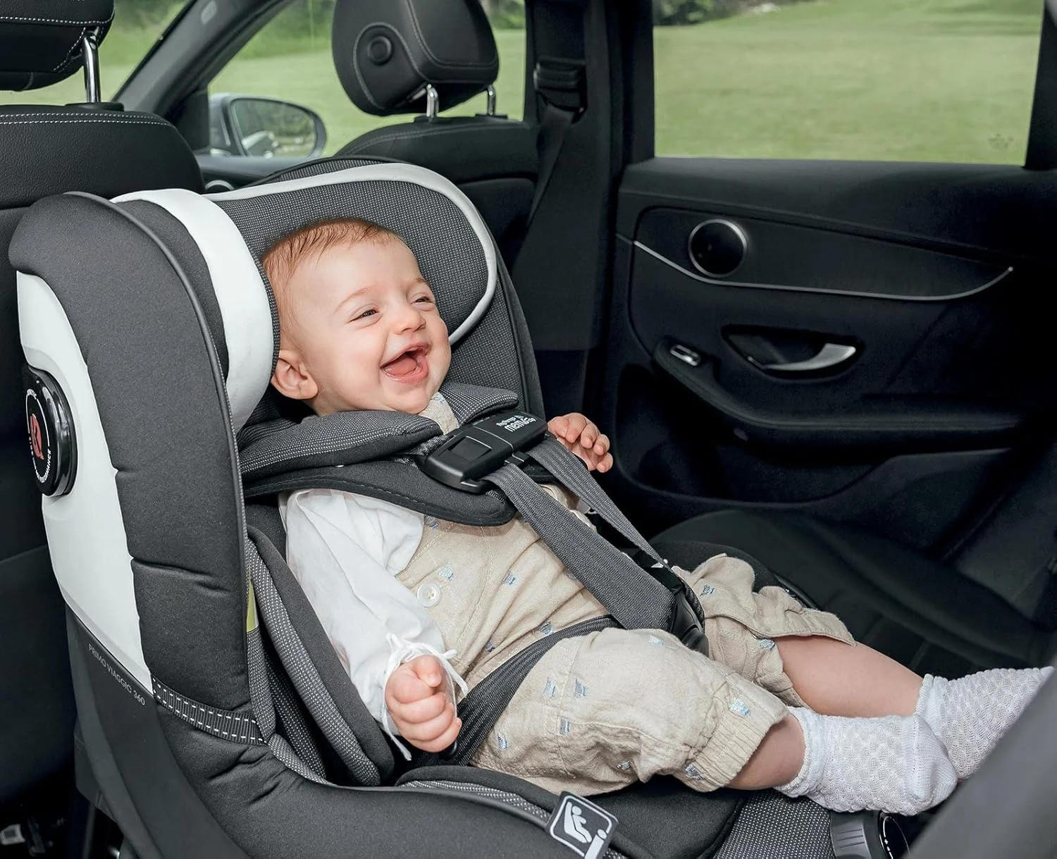 صندلی ماشین چرخشی 360 درجه Peg Perego Primo Viaggio به همراه پایه i-Size، رو به عقب و رو به جلو از بدو تولد تا 4 سالگی (0-18 کیلوگرم)، چرخش 360 درجه برای دسترسی آسان، تکیه گاه قابل تنظیم - Lunar، متوسط صندلی ماشین چرخشی 360 درجه Peg Perego Primo Viaggio به همراه پایه i-Size، رو به عقب و رو به جلو از بدو تولد تا 4 سالگی (0-18 کیلوگرم)، چرخش 360 درجه برای دسترسی آسان، تکیه گاه قابل تنظیم - Lunar، متوسط