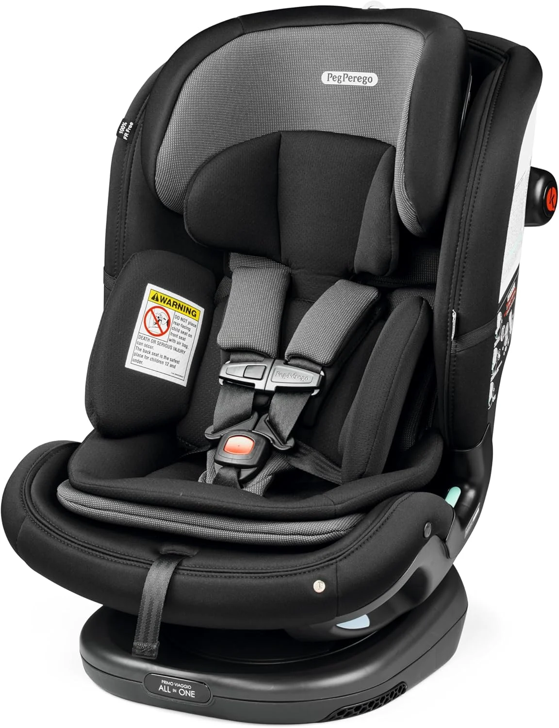 صندلی ماشین همه کاره Peg Perego Primo Viaggio - از بدو تولد تا 10+ سال - 2.2 تا 54 کیلوگرم - ساخت ایتالیا - مشکی کریستالی (مشکی)