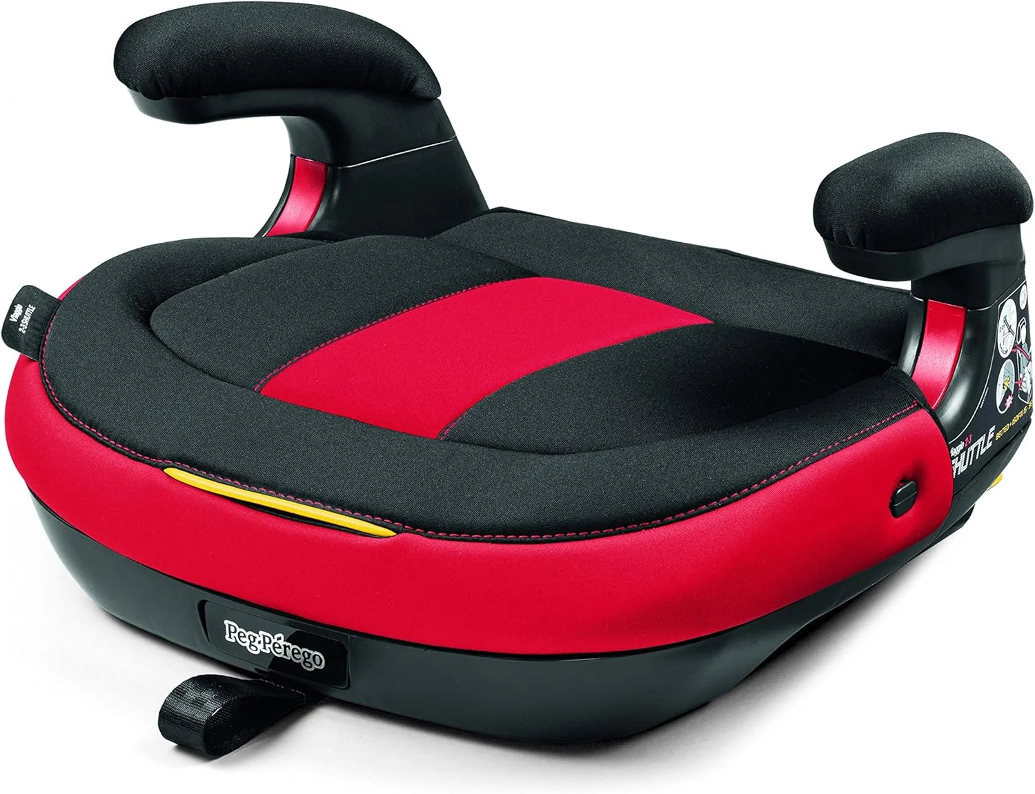 صندلی خودرو کودک پرگو ویجو شاتل - مناسب برای کودکان 18 تا 54 کیلوگرم - ساخت ایتالیا - مونزا (مشکی و قرمز)