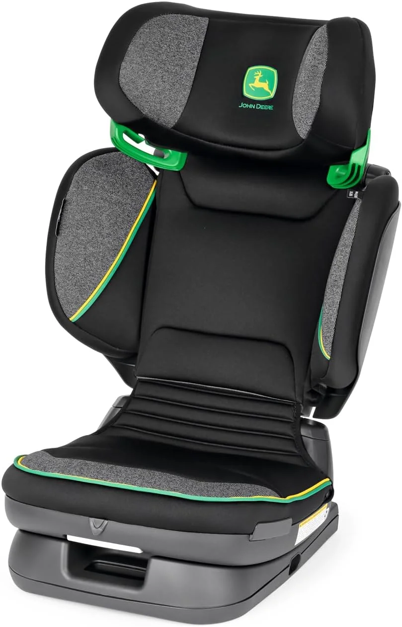صندلی خودرو کودک پگ پرگو Viaggio Flex 120 - بوستر - مناسب برای کودکان 40 تا 54 کیلوگرم - ساخت ایتالیا - John Deere (مشکی/سبز)