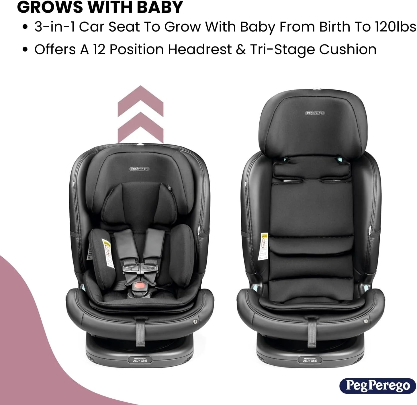 صندلی ماشین همه کاره Peg Perego Primo Viaggio - از بدو تولد تا 10+ سال - 2.2 تا 54 کیلوگرم - ساخت ایتالیا - مشکی کریستالی (مشکی) صندلی ماشین همه کاره Peg Perego Primo Viaggio - از بدو تولد تا 10+ سال - 2.2 تا 54 کیلوگرم - ساخت ایتالیا - مشکی کریستالی (مشکی)