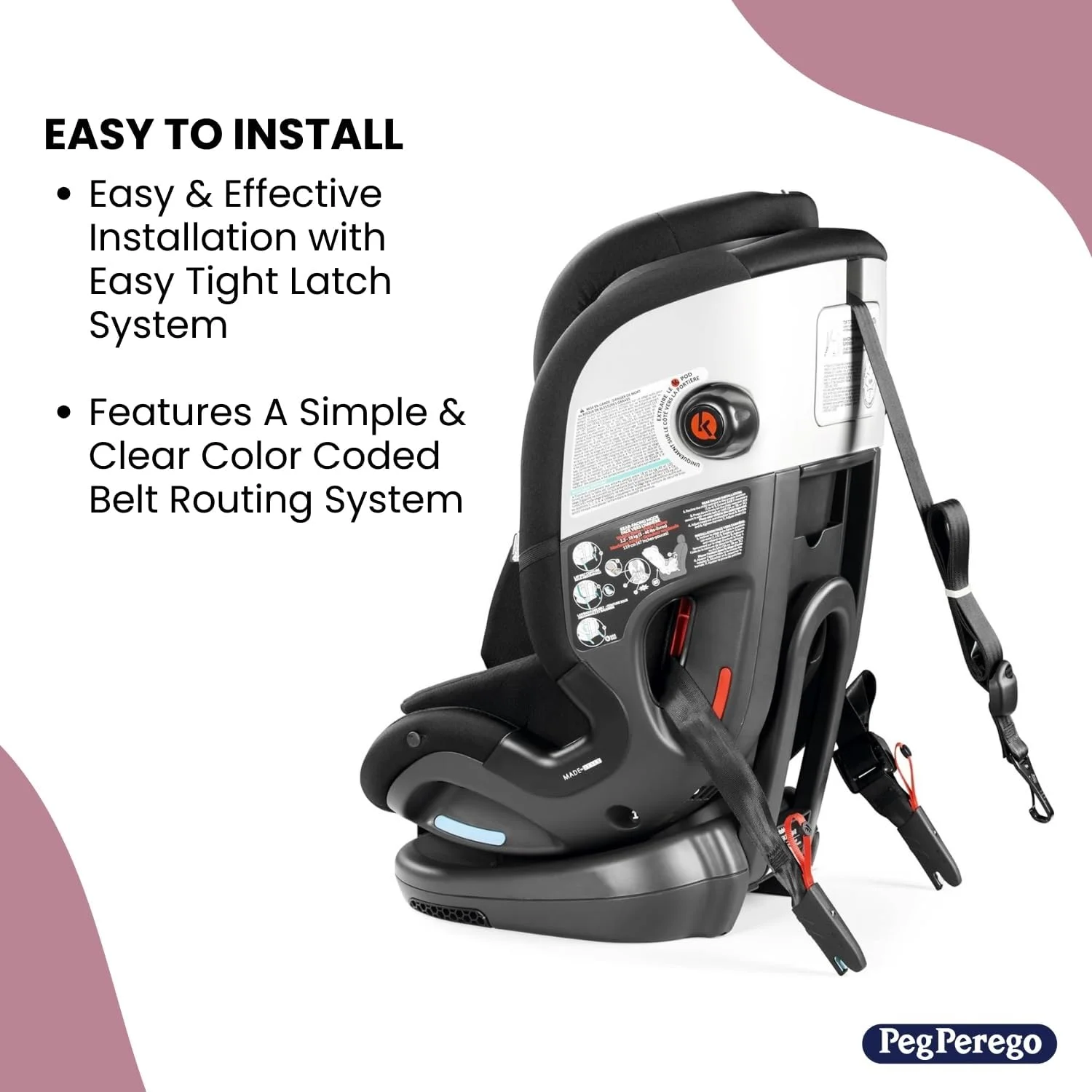 صندلی ماشین همه کاره Peg Perego Primo Viaggio - از بدو تولد تا 10+ سال - 2.2 تا 54 کیلوگرم - ساخت ایتالیا - مشکی کریستالی (مشکی) صندلی ماشین همه کاره Peg Perego Primo Viaggio - از بدو تولد تا 10+ سال - 2.2 تا 54 کیلوگرم - ساخت ایتالیا - مشکی کریستالی (مشکی)