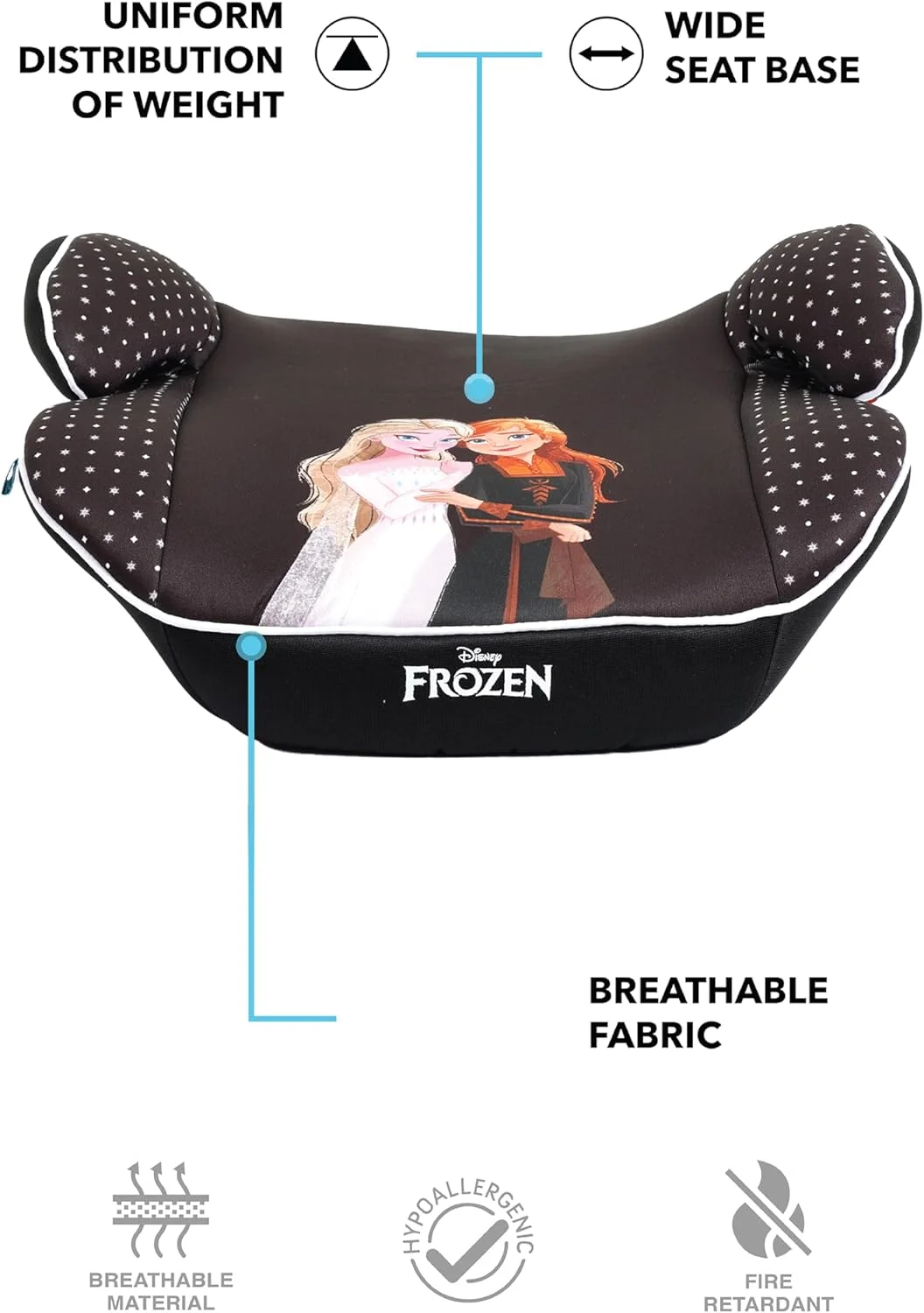 صندلی بوستر کودک دیزنی فروزن، دارای تکیه گاه دست، نصب آسان، مناسب برای همه خودروها، دارای پایه پهن و نرم، مناسب برای کودکان 4 تا 12 سال گروه 2/3، محصول رسمی دیزنی، چند رنگ صندلی بوستر کودک دیزنی فروزن، دارای تکیه گاه دست، نصب آسان، مناسب برای همه خودروها، دارای پایه پهن و نرم، مناسب برای کودکان 4 تا 12 سال گروه 2/3، محصول رسمی دیزنی، چند رنگ