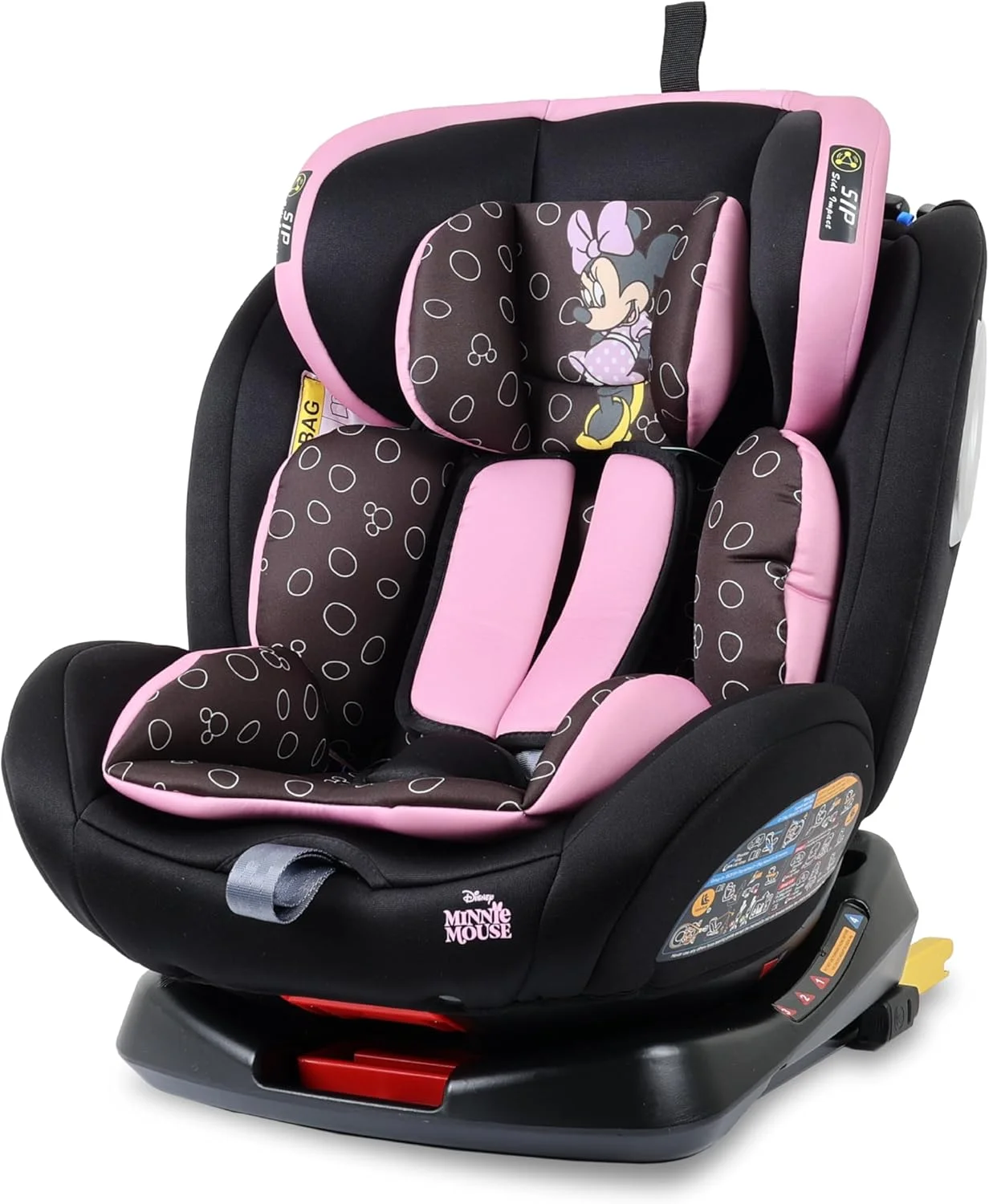 صندلی ماشین کودک دیزنی مینی موس 4 در 1 با چرخش 360 درجه و 4 حالت خوابیده، محافظ جانبی ایزوفیکس، مناسب از 0 ماهگی تا 12 سالگی، گروه 0+/1/2/3، تا 36 کیلوگرم، محصول رسمی دیزنی، چند رنگ صندلی ماشین کودک دیزنی مینی موس 4 در 1 با چرخش 360 درجه و 4 حالت خوابیده، محافظ جانبی ایزوفیکس، مناسب از 0 ماهگی تا 12 سالگی، گروه 0+/1/2/3، تا 36 کیلوگرم، محصول رسمی دیزنی، چند رنگ