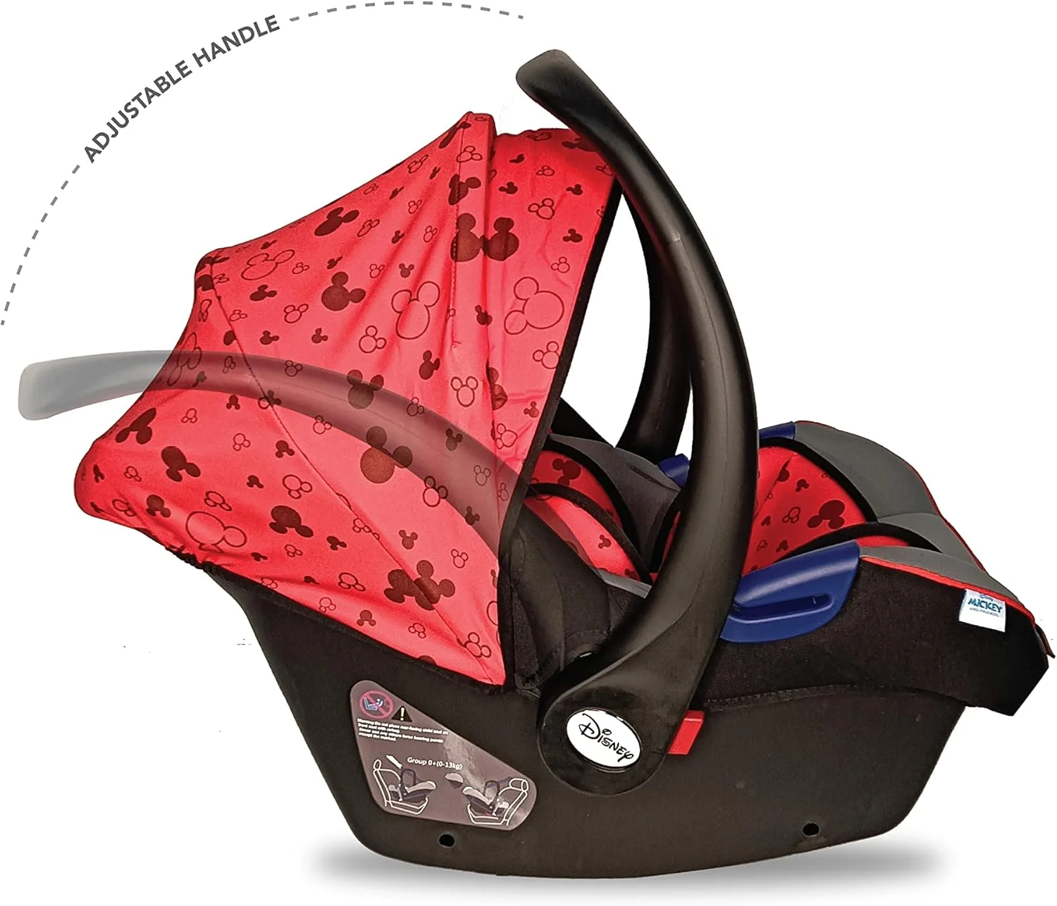 صندلی ماشین/کریر نوزاد دیزنی میکی موس، سایبان و دسته قابل تنظیم، محافظت بیشتر، کمربند ایمنی 3 نقطه ای، مناسب از 0 تا 12 ماهگی، تا 13 کیلوگرم، محصول رسمی دیزنی، چند رنگ صندلی ماشین/کریر نوزاد دیزنی میکی موس، سایبان و دسته قابل تنظیم، محافظت بیشتر، کمربند ایمنی 3 نقطه ای، مناسب از 0 تا 12 ماهگی، تا 13 کیلوگرم، محصول رسمی دیزنی، چند رنگ