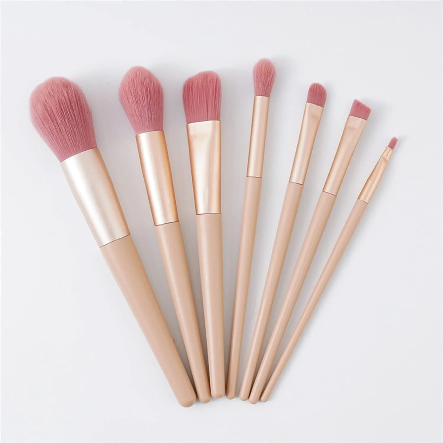 ست برس آرایشی VIZCO Maquillaje Rosa Piezas Para Mujer، ابزار آرایشی زیبا و با کیفیت بالا برای استفاده در سفر، سبک جدید ست برس آرایشی VIZCO Maquillaje Rosa Piezas Para Mujer، ابزار آرایشی زیبا و با کیفیت بالا برای استفاده در سفر، سبک جدید