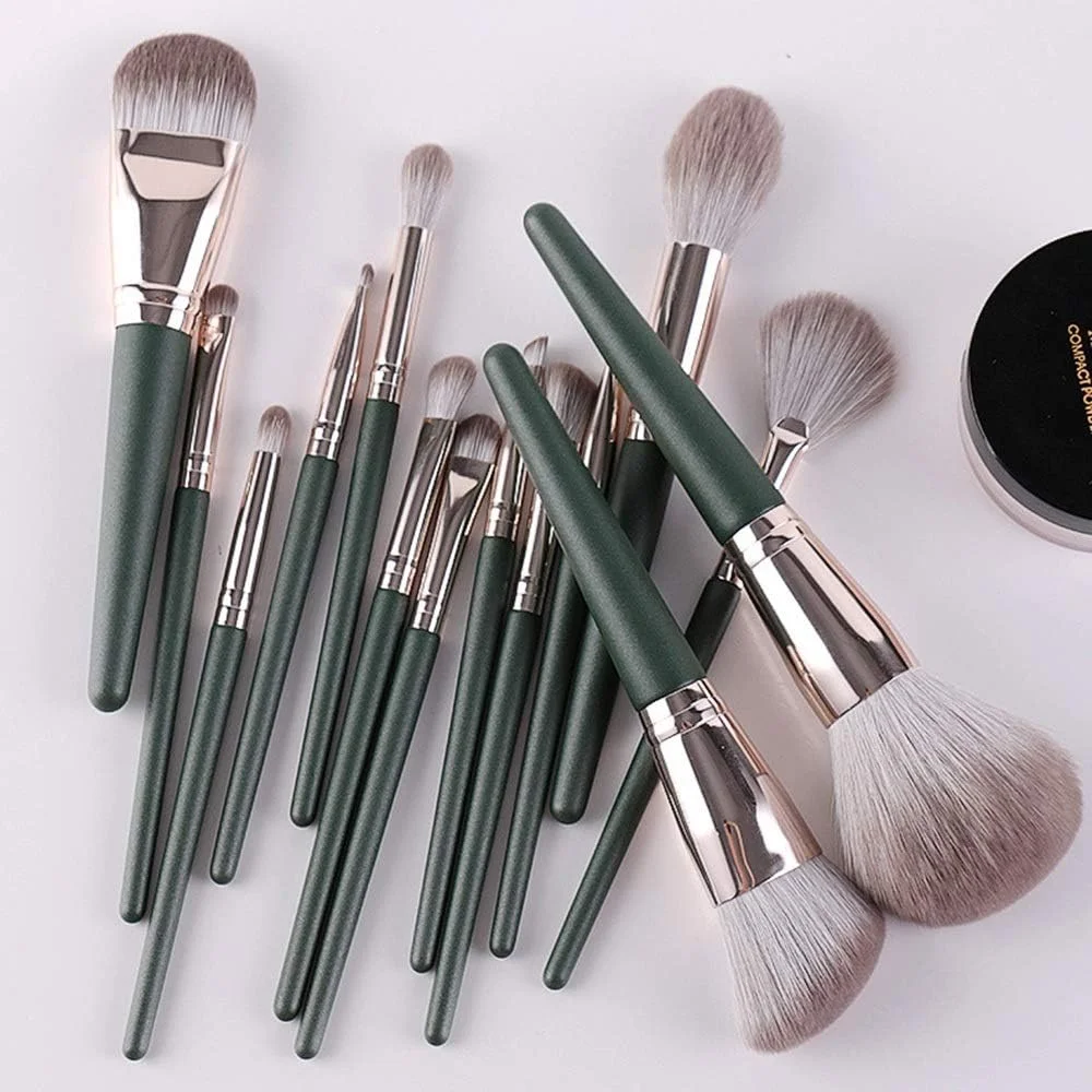 ست ۱۴ عددی برس آرایشی UTYING، حرفه ای، چوبی، ممتاز، موی مصنوعی، کابوکی، مناسب کرم پودر، ترکیب، رژگونه، کانسیلر، چشم، صورت، مایع، پودر، کرم، لوازم آرایشی، به همراه کیف ست ۱۴ عددی برس آرایشی UTYING، حرفه ای، چوبی، ممتاز، موی مصنوعی، کابوکی، مناسب کرم پودر، ترکیب، رژگونه، کانسیلر، چشم، صورت، مایع، پودر، کرم، لوازم آرایشی، به همراه کیف