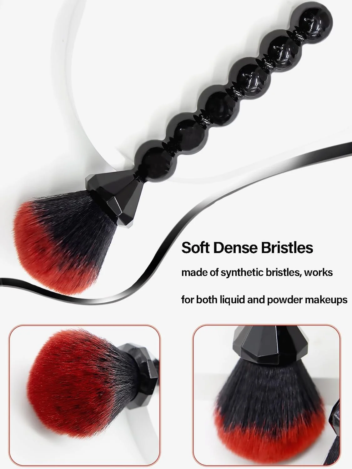 Unique 10PCS Diamond and Pearl Design Makeup Brush Set, COSHINE Cute and Full Complete Powder, Concealer, Blush, Eye Shadow Cosmetic Brushes Kit, black Unique 10PCS Diamond and Pearl Design Makeup Brush Set, COSHINE Cute and Full Complete Powder, Concealer, Blush, Eye Shadow Cosmetic Brushes Kit, black