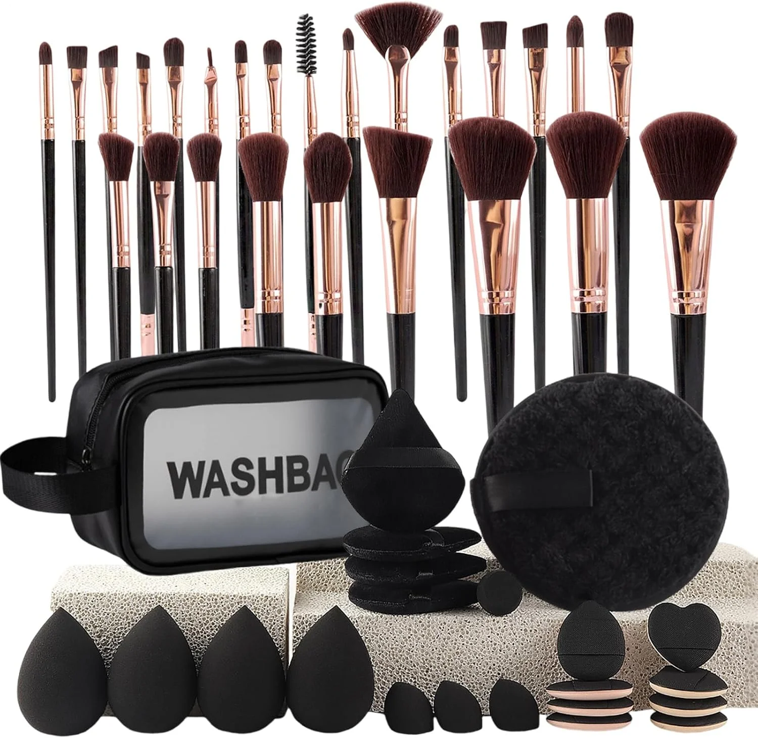 ست برس آرایشی مسافرتی، ست های آرایشی حرفه ای با کیف | لوازم جانبی ابزار زیبایی برای سالن، جشنواره، عروسی، کریسمس، دفاتر، عروسی، استفاده روزمره، تعطیلات، هالووین، خانه ست برس آرایشی مسافرتی، ست های آرایشی حرفه ای با کیف | لوازم جانبی ابزار زیبایی برای سالن، جشنواره، عروسی، کریسمس، دفاتر، عروسی، استفاده روزمره، تعطیلات، هالووین، خانه