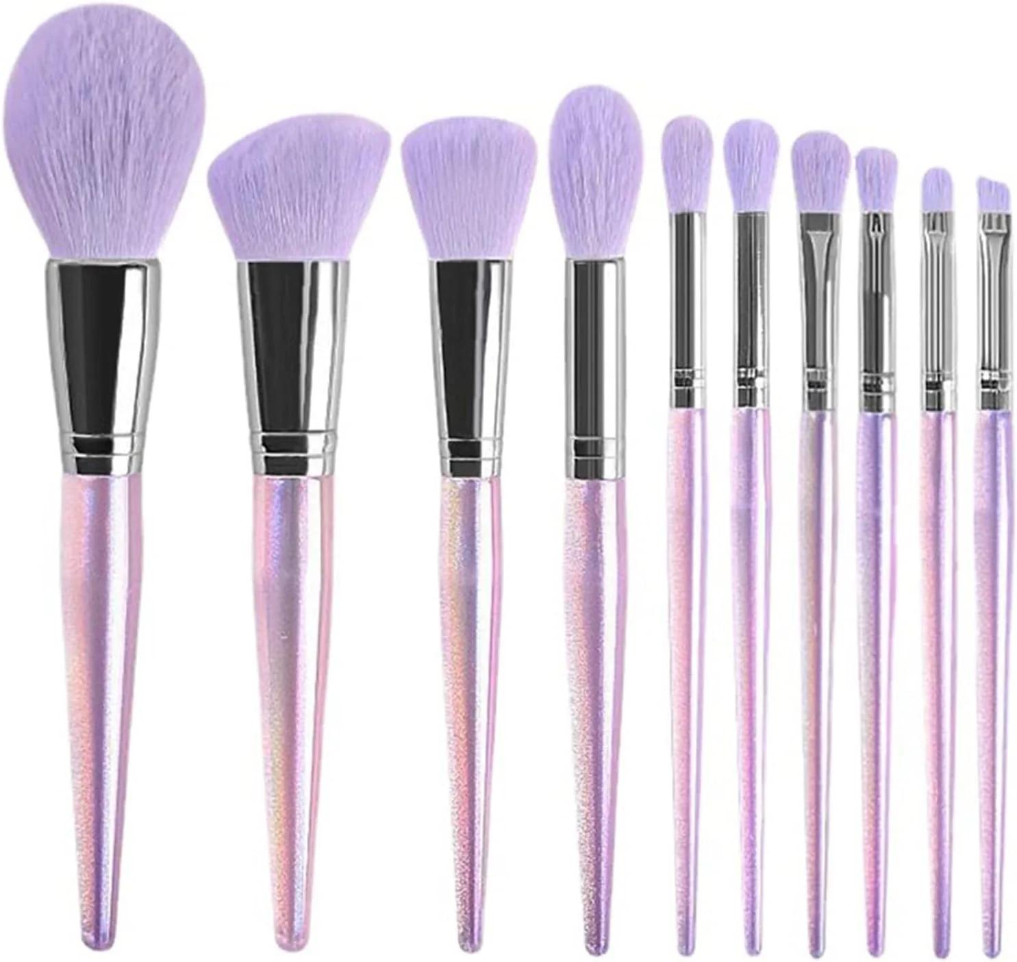 ست براش آرایشی وانام مدل Moonlight Purple ده عددی