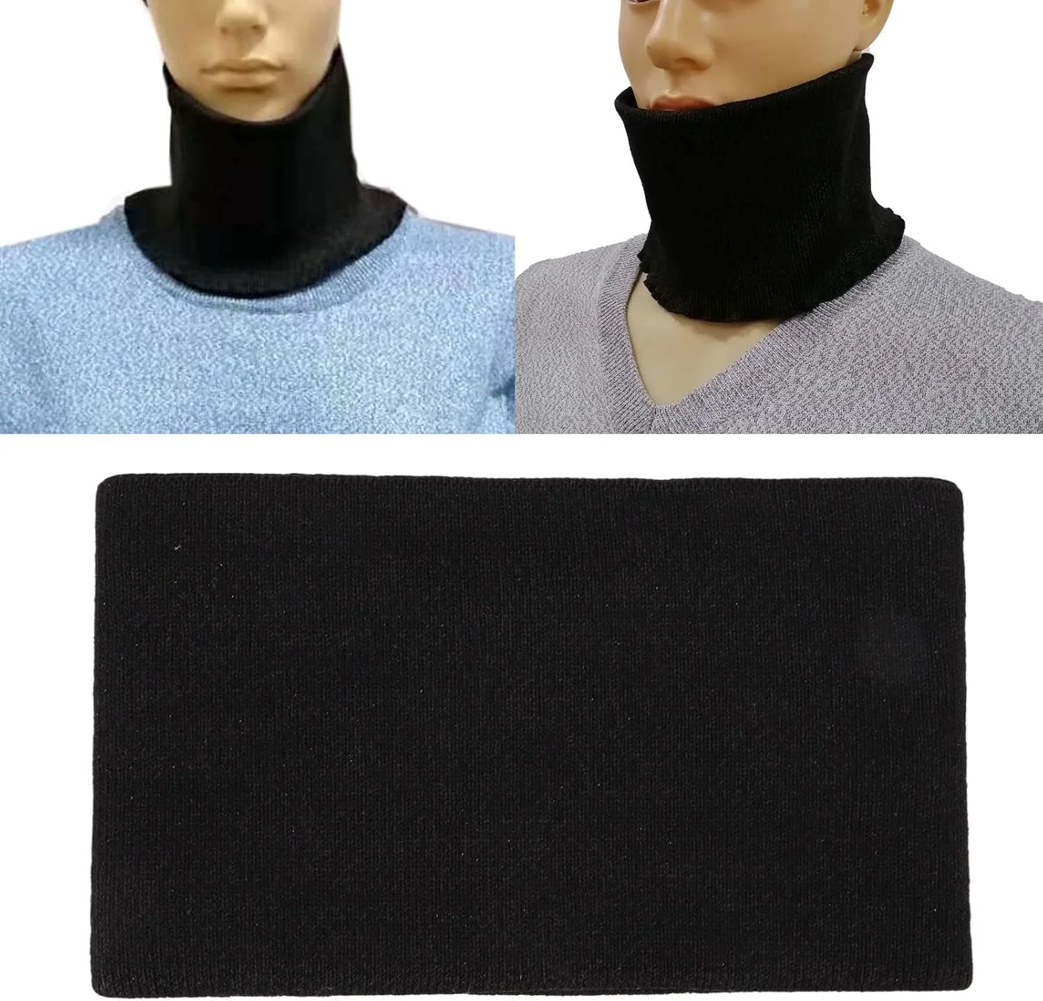 محافظ گردن جوشکاری Asixxsix با مقاومت برش سطح 5، محافظ گردن جوشکاری مقاوم در برابر خراش و حرارت، محافظ قابل تنفس و قابل استفاده مجدد برای کارهای صنایع فلز و شیشه، دوچرخه سواری، موتورسواری