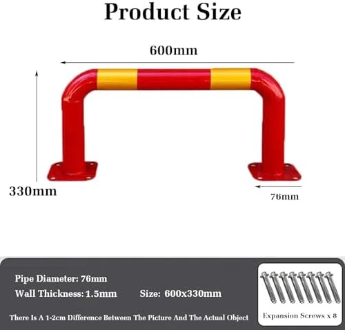 گاردریل پارکینگ U شکل، بولارد ضد برخورد - گاردریل امنیتی پارکینگ U شکل برای جلوگیری از پارک غیرمجاز در گاراژها و هتل ها