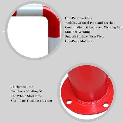 گاردریل پارکینگ U شکل، بولارد ضد برخورد - گاردریل امنیتی پارکینگ U شکل برای جلوگیری از پارک غیرمجاز در گاراژها و هتل ها
