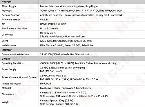دوربین مداربسته تحت شبکه بولت ثابت هایک ویژن مدل DS-2CD1123G0E-I با رزولوشن 2 مگاپیکسل، برد IR تا 30 متر، لنز ثابت 2.8 میلی متر/4 میلی متر، سنسور CMOS اسکن پیشرونده 1/2.8 اینچی دوربین مداربسته تحت شبکه بولت ثابت هایک ویژن مدل DS-2CD1123G0E-I با رزولوشن 2 مگاپیکسل، برد IR تا 30 متر، لنز ثابت 2.8 میلی متر/4 میلی متر، سنسور CMOS اسکن پیشرونده 1/2.8 اینچی