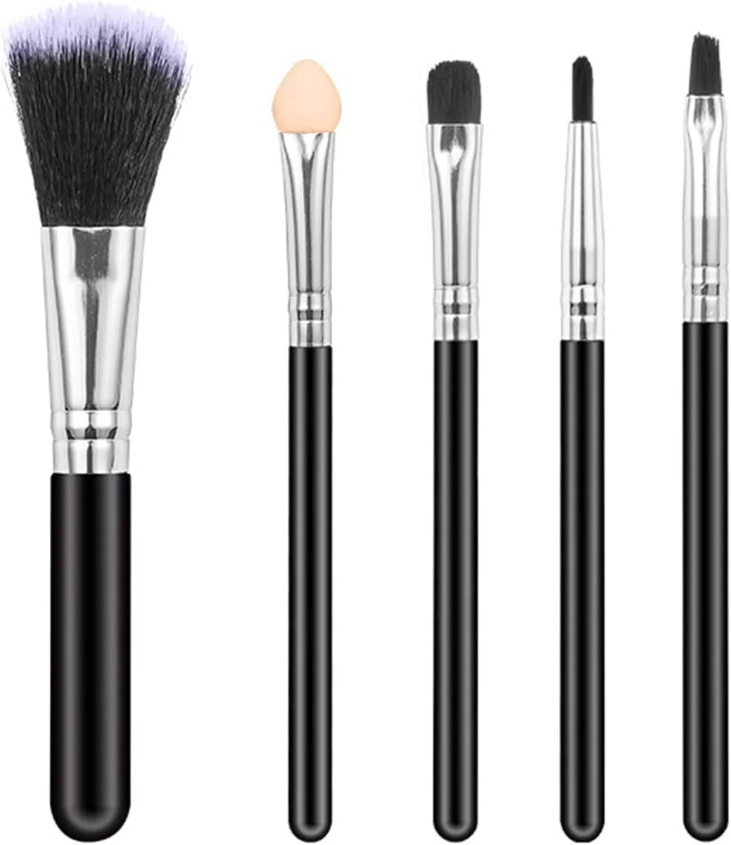 ست برس آرایشی واناام شامل برس های ریش تراش صورت، پودر آرایشی، سایه چشم، ابرو، کرم پودر، رژگونه، ترکیب کننده و برس های آرایشی