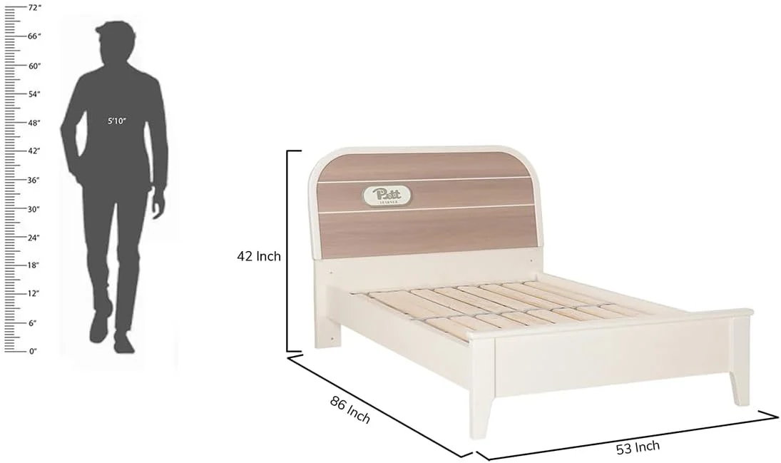 تخت خواب یک نفره کودک رویال اوک مدل چیرون - ابعاد 220x135 سانتی متر، قاب چوبی HDF مناسب پسران و دختران | طراحی مدرن با روکش مات | تخت خواب بادوام و ایمن برای کودکان | طراحی مستقل برای اتاق کودک | نصب آسان تخت خواب یک نفره کودک رویال اوک مدل چیرون - ابعاد 220x135 سانتی متر، قاب چوبی HDF مناسب پسران و دختران | طراحی مدرن با روکش مات | تخت خواب بادوام و ایمن برای کودکان | طراحی مستقل برای اتاق کودک | نصب آسان