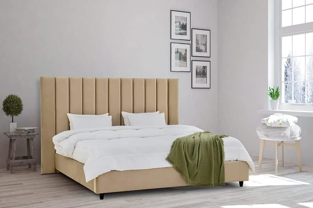 تخت خواب استنهاپ رویال مبلمان با پایه دیوانی 120 * 200 سانتی متر، مبلمان اتاق خواب یک نفره
