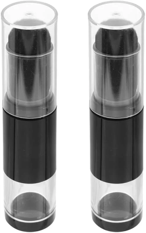 WRITWAA برس آرایشی 2 عددی با محفظه پودر قابل شارژ یکپارچه، برس رژگونه مسافرتی، برس کرم پودر برای استفاده از پودر شل، طراحی شیک برای پخش آسان