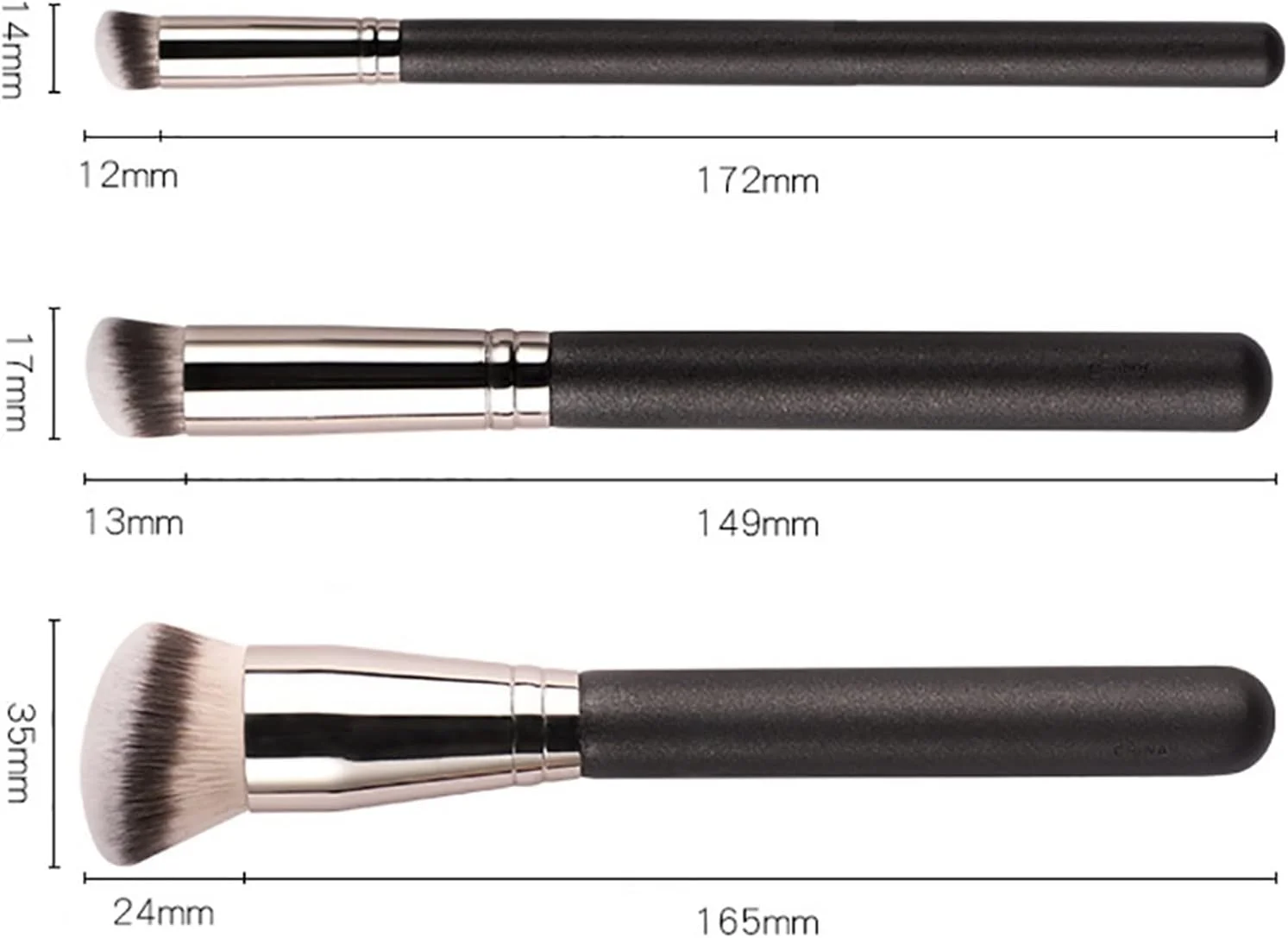 WANAM Facial Razor Wooden Handle Makeup Brushes Set High-End Foundation Concealer Contour Blending Professional Beauty Cosmetic Brush Dropship