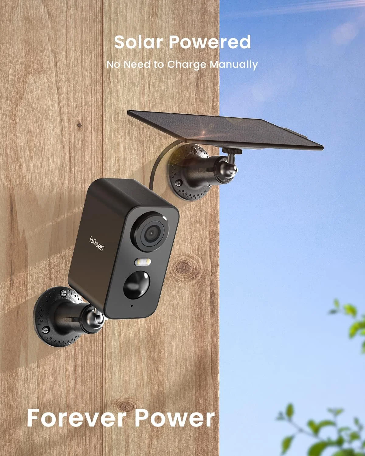 دوربین های امنیتی خورشیدی بی سیم فضای باز ieGeek با پنل خورشیدی، دوربین باتری وای فای 2K برای امنیت خانه با دید در شب رنگی، تشخیص حرکت، مکالمه 2 طرفه برای نظارت خانگی، سازگار با الکسا دوربین های امنیتی خورشیدی بی سیم فضای باز ieGeek با پنل خورشیدی، دوربین باتری وای فای 2K برای امنیت خانه با دید در شب رنگی، تشخیص حرکت، مکالمه 2 طرفه برای نظارت خانگی، سازگار با الکسا
