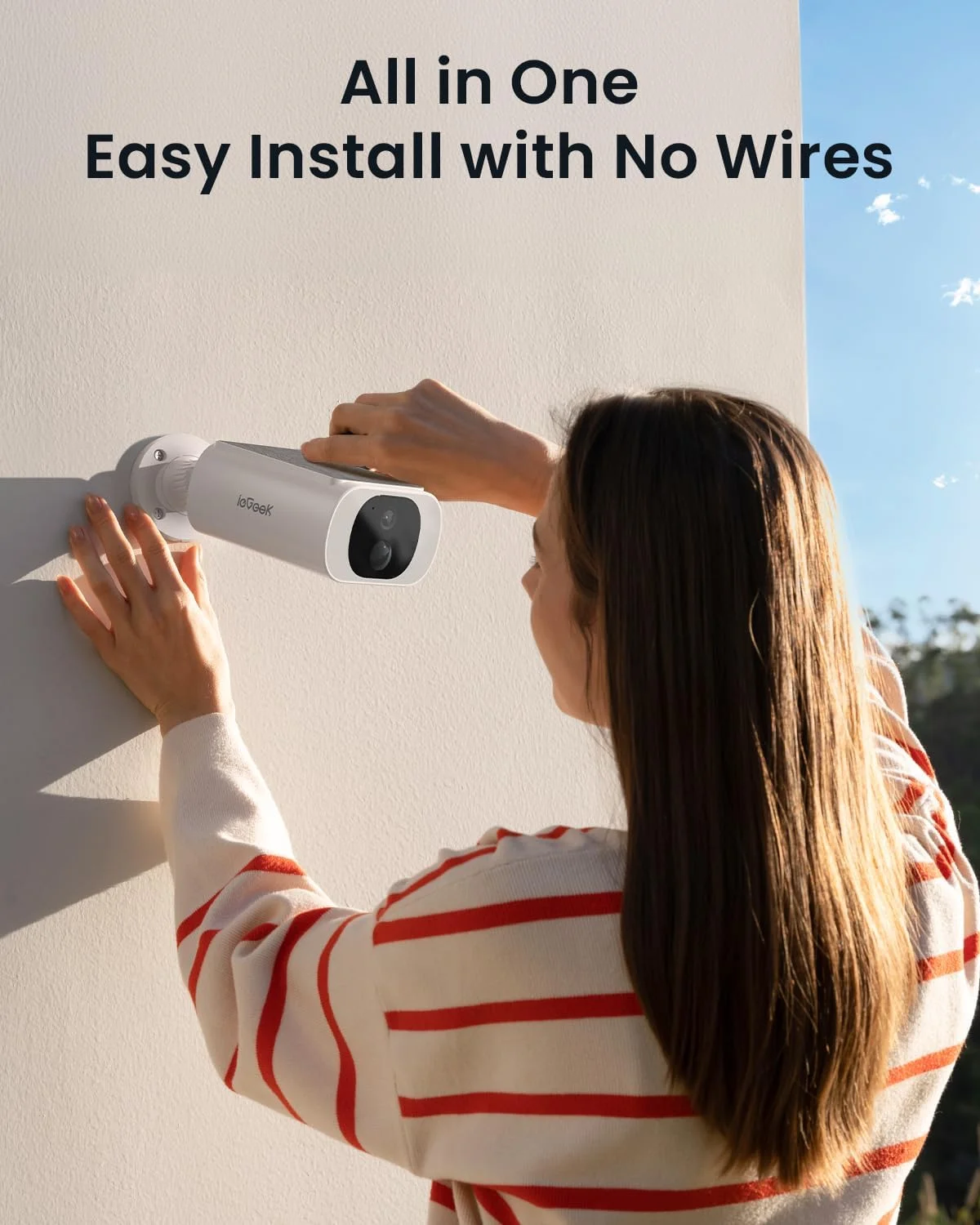 دوربین خورشیدی بیسیم فضای باز ieGeek، دوربینهای 2K برای امنیت خانه، پنل خورشیدی داخلی، تشخیص حرکت هوش مصنوعی، نورافکن هوشمند و آلارم، بدون نیاز به هاب دوربین خورشیدی بیسیم فضای باز ieGeek، دوربینهای 2K برای امنیت خانه، پنل خورشیدی داخلی، تشخیص حرکت هوش مصنوعی، نورافکن هوشمند و آلارم، بدون نیاز به هاب