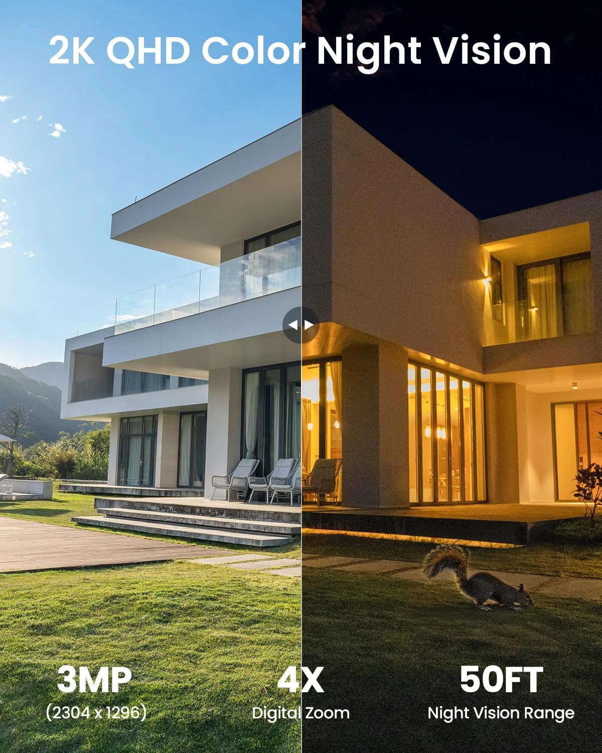 دوربین خورشیدی بیسیم فضای باز ieGeek، دوربینهای 2K برای امنیت خانه، پنل خورشیدی داخلی، تشخیص حرکت هوش مصنوعی، نورافکن هوشمند و آلارم، بدون نیاز به هاب دوربین خورشیدی بیسیم فضای باز ieGeek، دوربینهای 2K برای امنیت خانه، پنل خورشیدی داخلی، تشخیص حرکت هوش مصنوعی، نورافکن هوشمند و آلارم، بدون نیاز به هاب