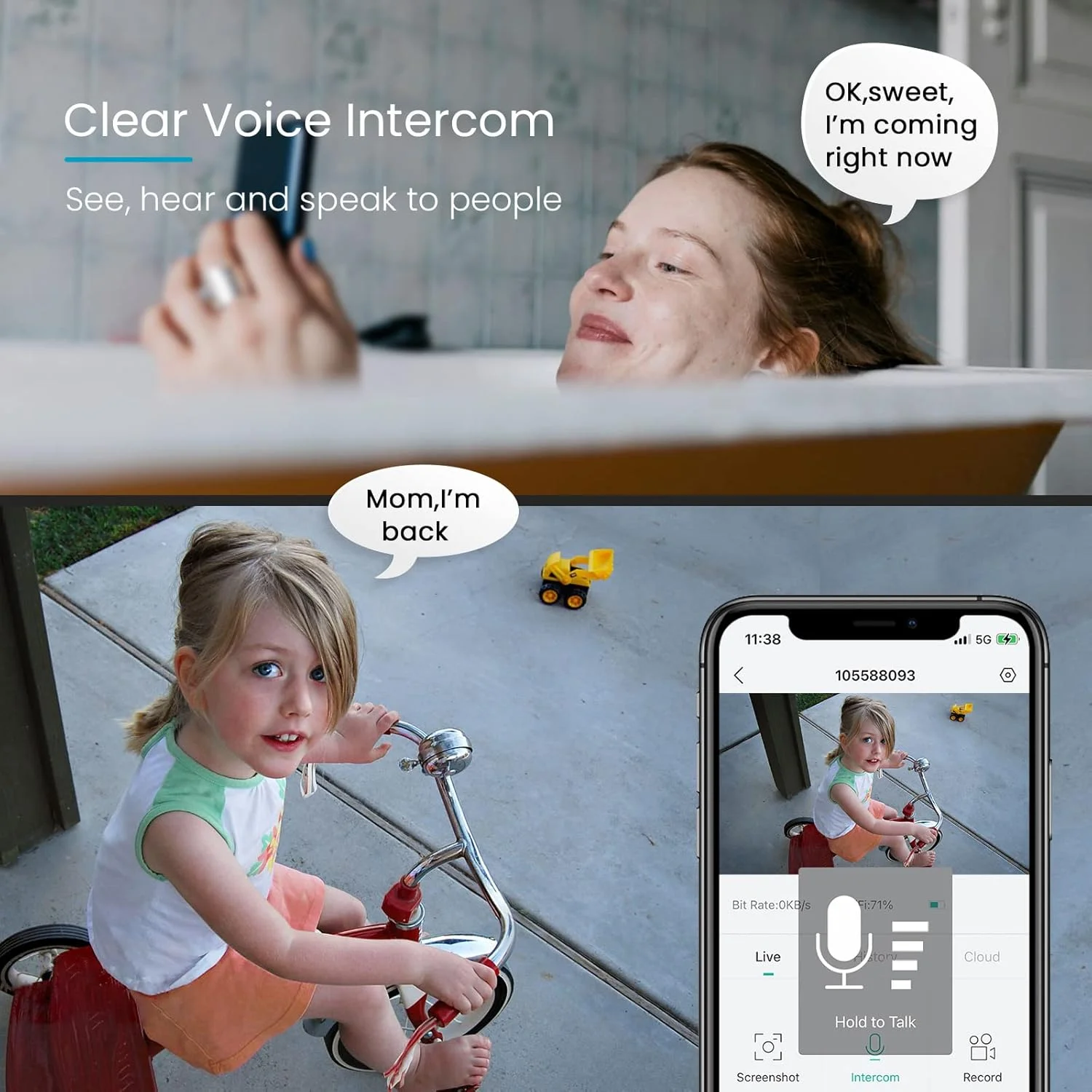 دوربین های امنیتی خورشیدی بی سیم فضای باز ieGeek، بسته 2 عددی، دوربین نظارتی خانگی وای فای با باتری، دارای آژیر هوشمند و نورافکن، سیستم دوربین حسگر حرکتی 2K، صدای 2 طرفه/IP65 ضد آب دوربین های امنیتی خورشیدی بی سیم فضای باز ieGeek، بسته 2 عددی، دوربین نظارتی خانگی وای فای با باتری، دارای آژیر هوشمند و نورافکن، سیستم دوربین حسگر حرکتی 2K، صدای 2 طرفه/IP65 ضد آب