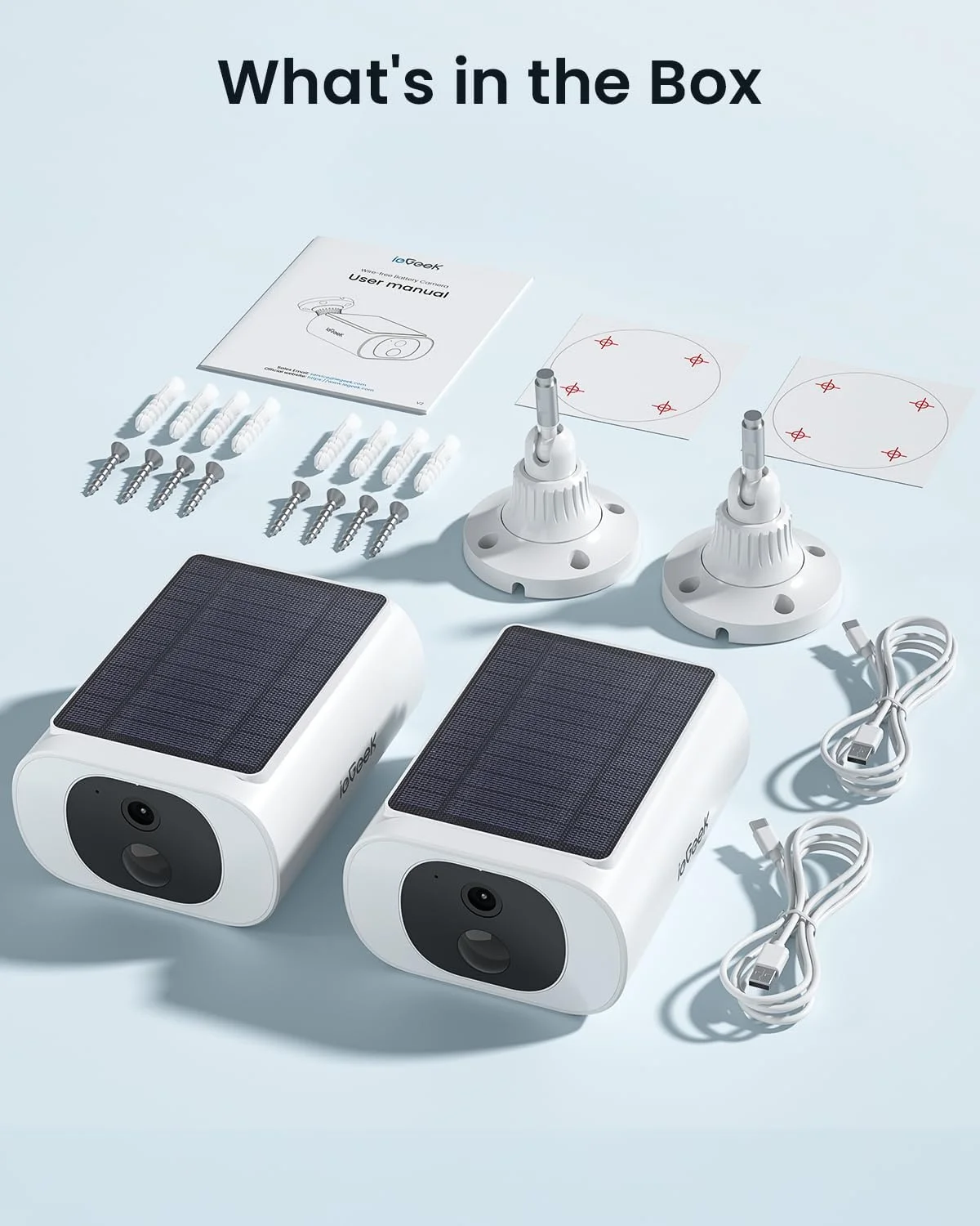 دوربین خورشیدی بیسیم فضای باز ieGeek، دوربینهای 2K برای امنیت خانه، پنل خورشیدی داخلی، تشخیص حرکت هوش مصنوعی، نورافکن هوشمند و آلارم، بدون نیاز به هاب دوربین خورشیدی بیسیم فضای باز ieGeek، دوربینهای 2K برای امنیت خانه، پنل خورشیدی داخلی، تشخیص حرکت هوش مصنوعی، نورافکن هوشمند و آلارم، بدون نیاز به هاب