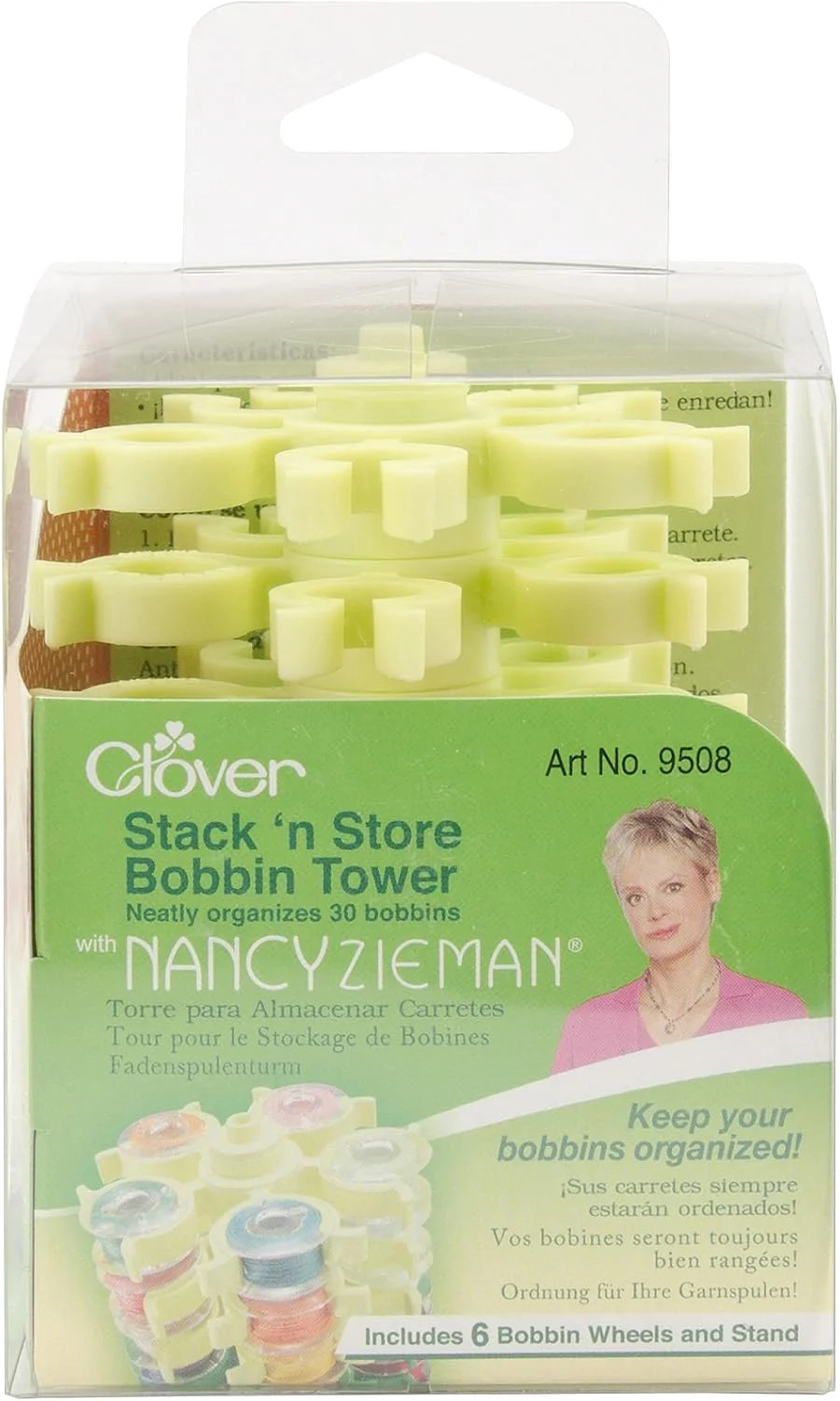 برج قرقره Clover Stack 'n Store با نانسی زیمن - 3.5"X3.75"